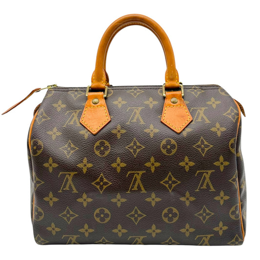 Louis Vuitton Speedy 25 Handbag Brown Monogram Canvas