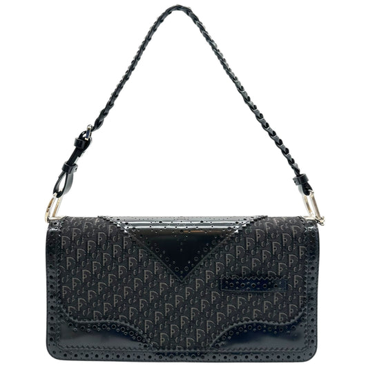 Christian Dior Black Trotter Monogram D'Trick Shoulder Bag - Outfit Repeater