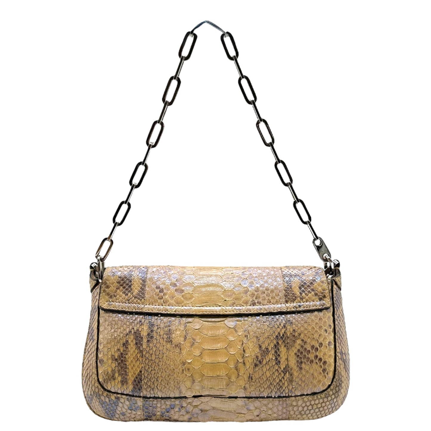 Gucci Python Chain Strap Shoulder Bag