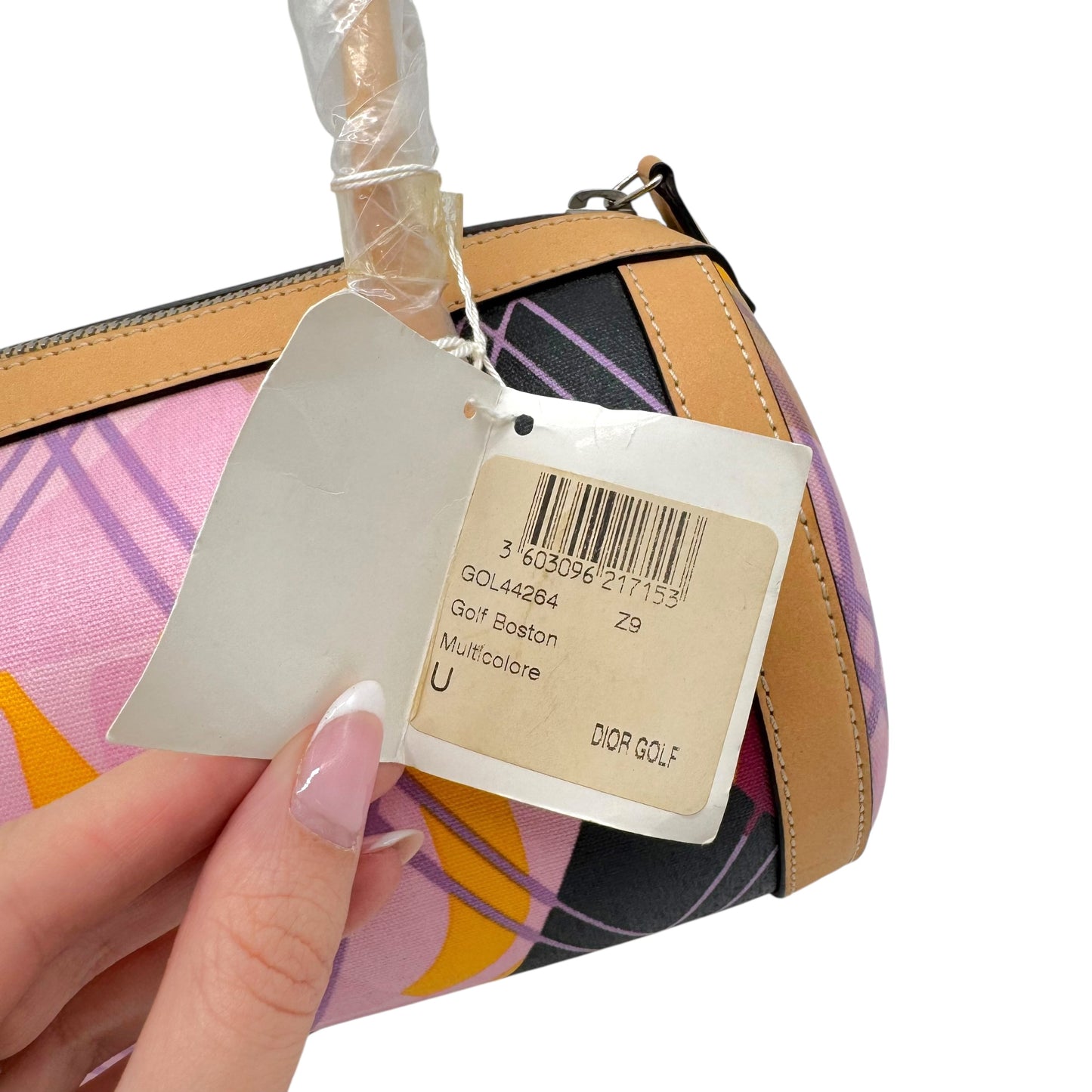 Christian Dior F/W 2004 Argyle Mini Papillon Barrel Bag NEW - Outfit Repeater