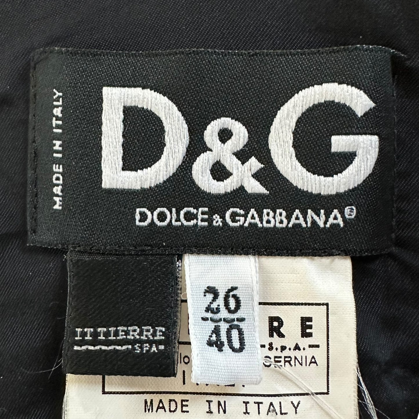 D&G Dolce & Gabbana F/W 2002 Drindl Corset Top