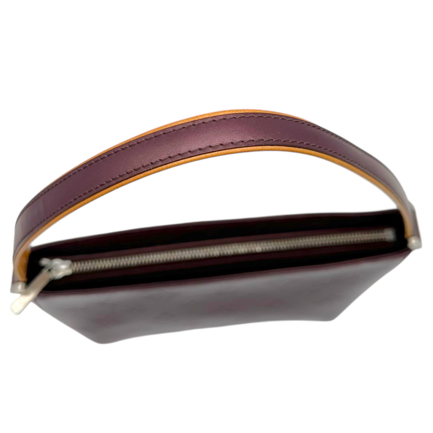 Louis Vuitton Burgundy Logo Embossed Fowler Pochette Bag