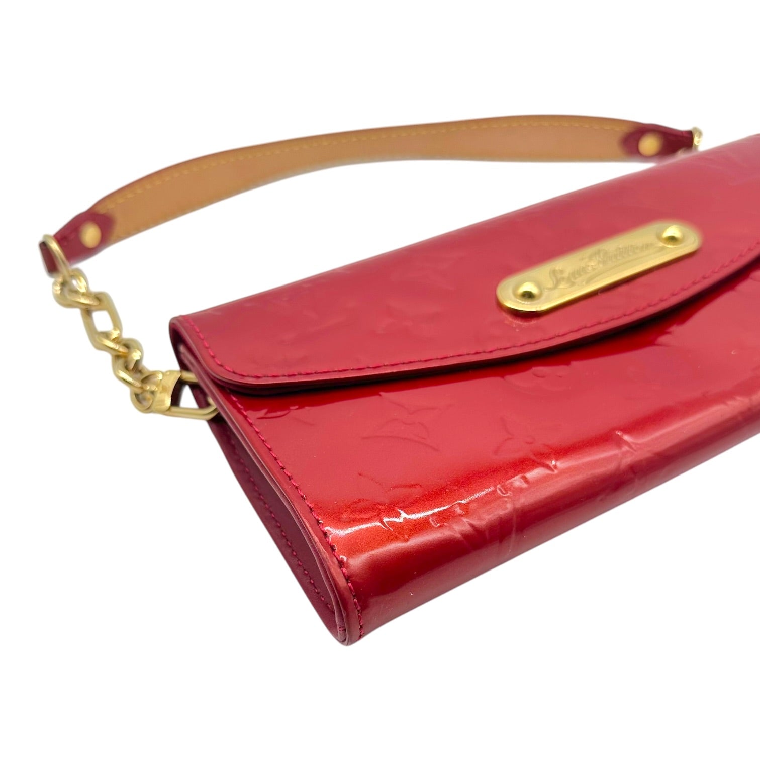 Louis Vuitton Red Vernis Monogram Mini Bag