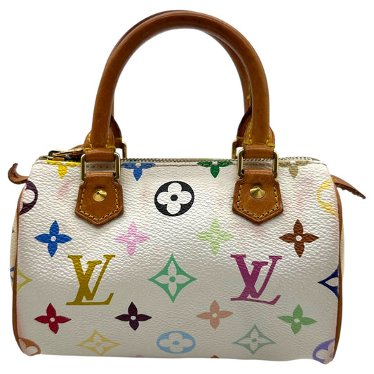 Louis Vuitton White Murakami Multicolor Mini Speedy Bag