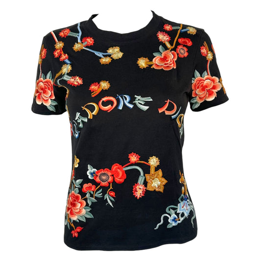 Christian Dior F/W 2001 'Asian Inspired' Embroidered J'Adore Dior T-Shirt