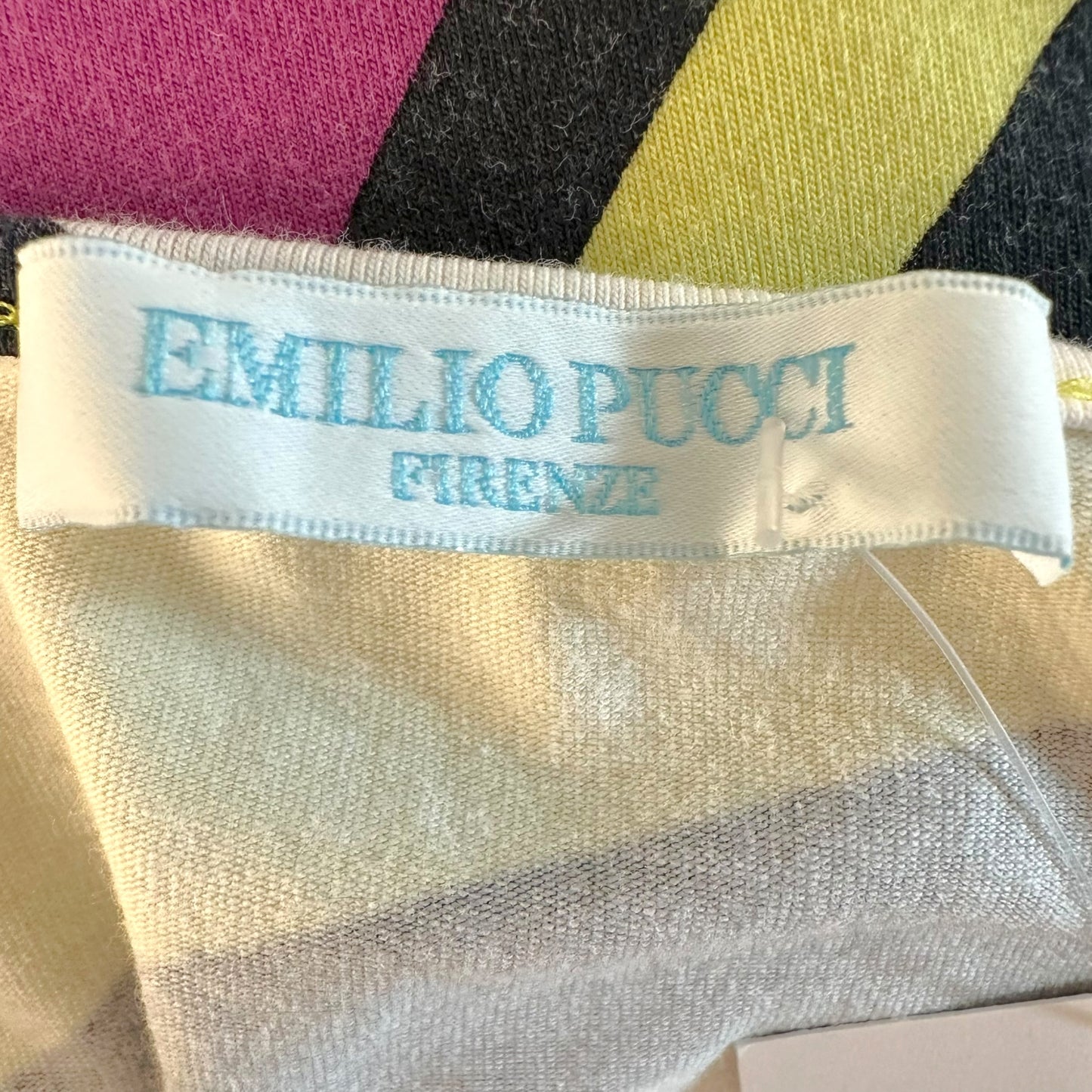 Emilio Pucci Mini Dress Bright Green Purple Print