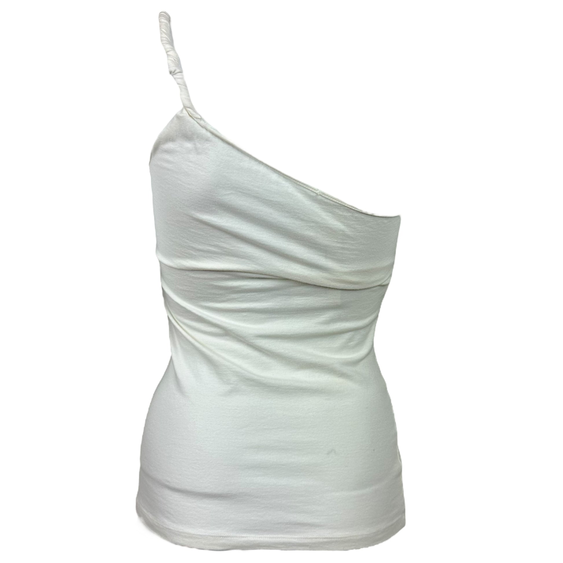 D&G Dolce & Gabbana Bazaar Magazine Graphic One Shoulder Tank - Outfit Repeater