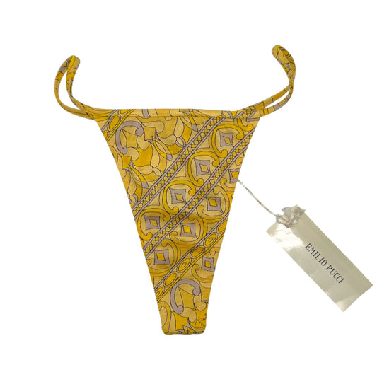 Emilio Pucci Yellow Thong