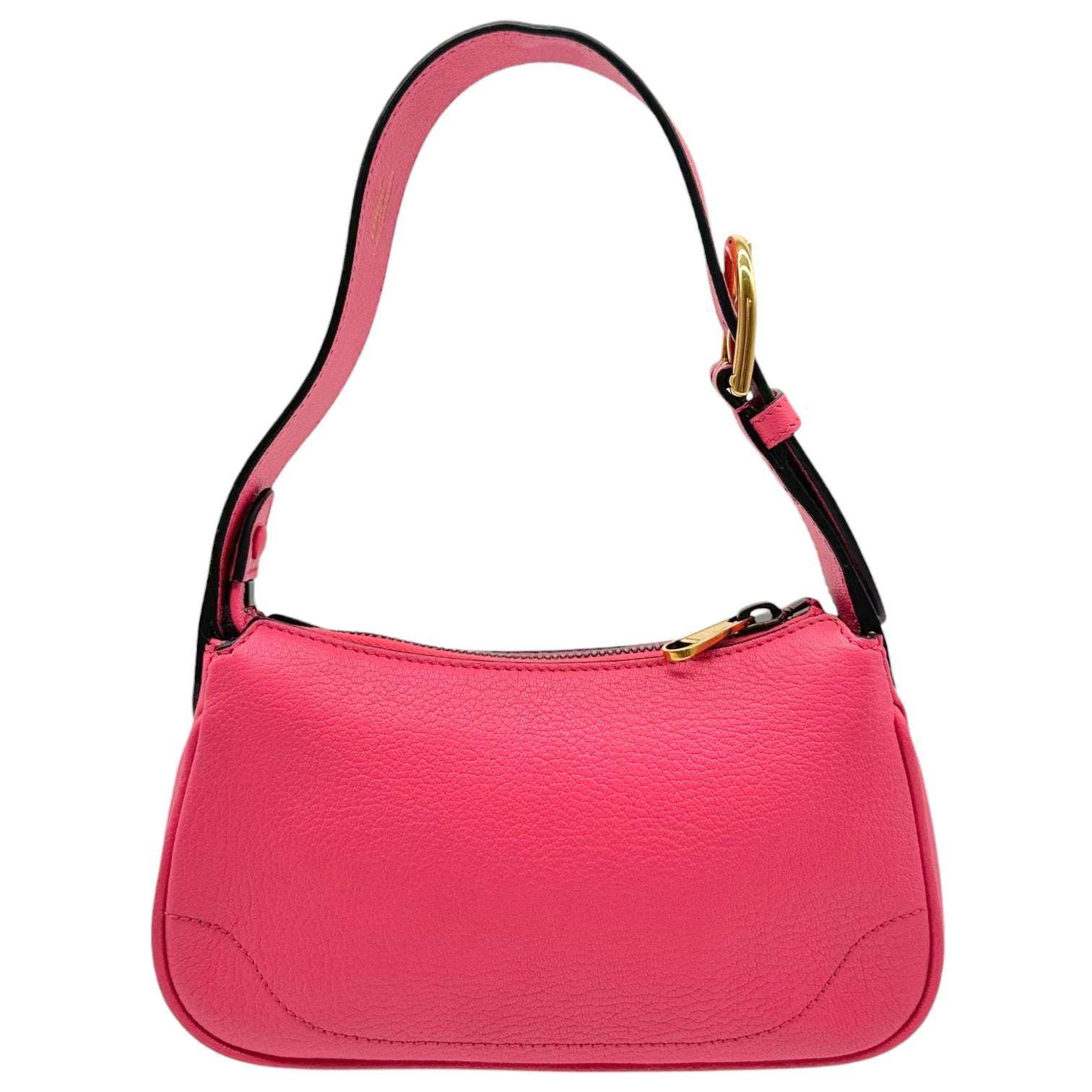 Gucci Pink Leather Mini Pochette Bag