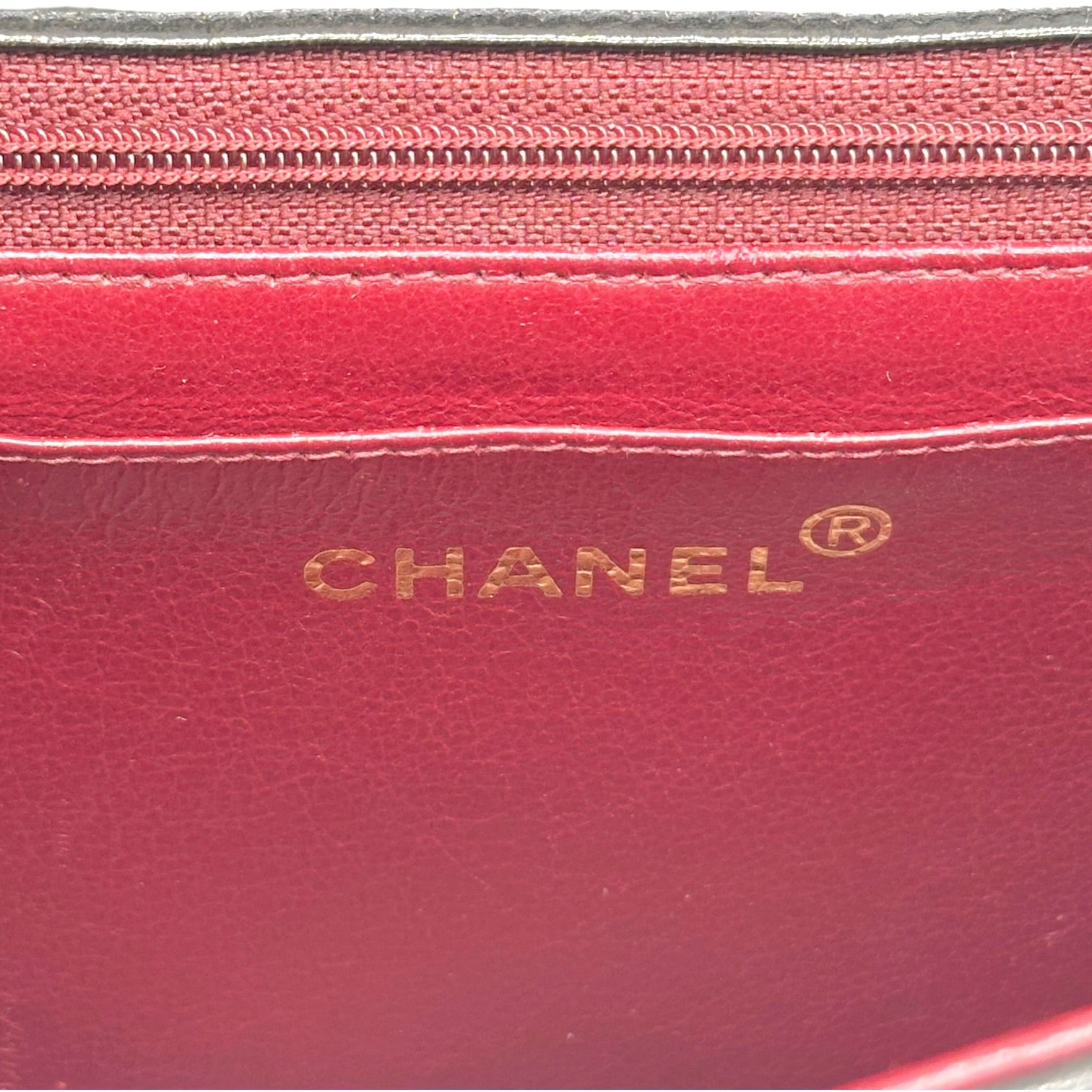 Chanel Black Lambskin Top Handle Flap Bag
