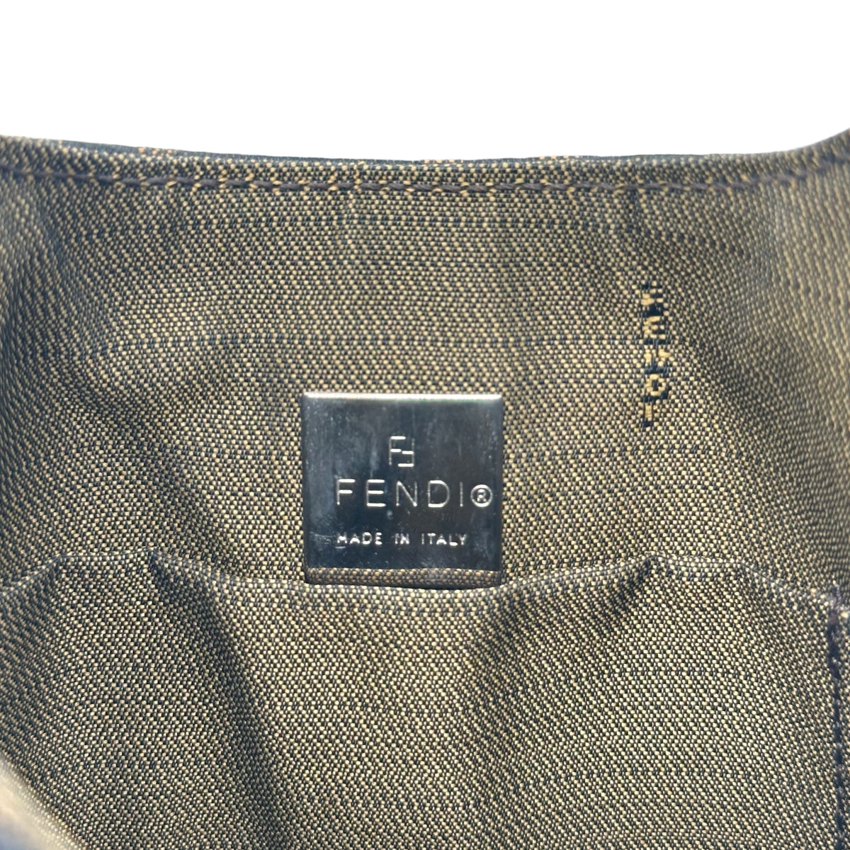 Fendi Small Bucket Shoulder Bag Brown Zucca Monogram