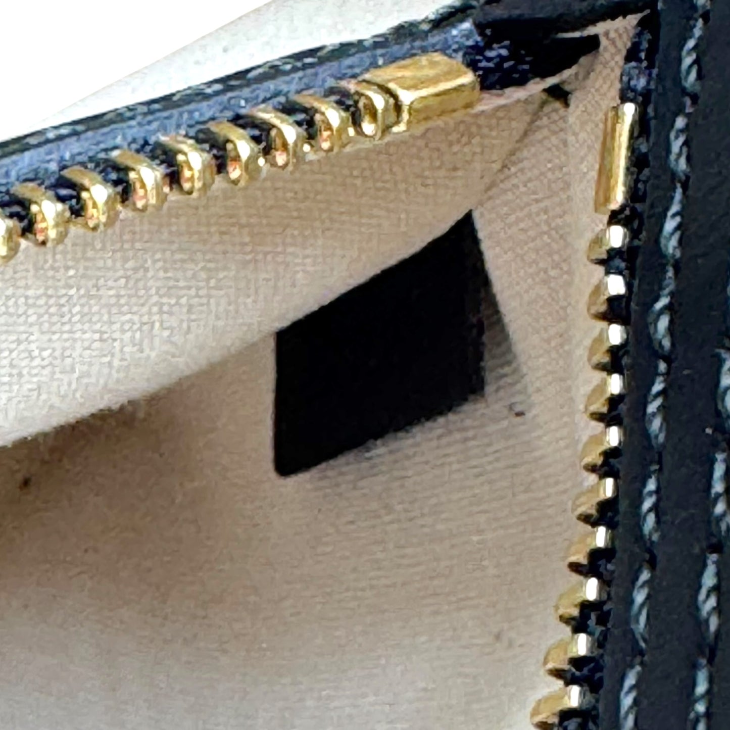 Louis Vuitton Navy Blue Lin Monogram East West Alma Bag