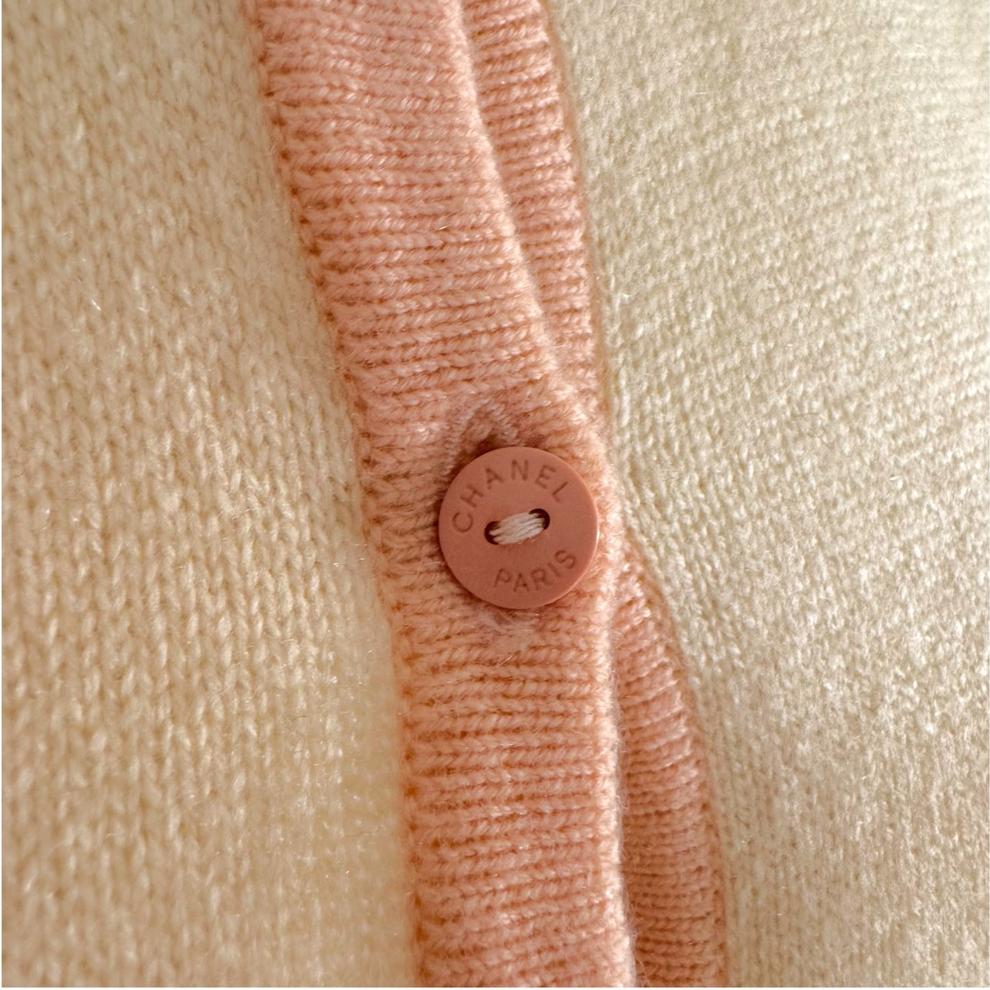 Chanel Cruise 1998 Contrast Trim Cashmere Vest Top