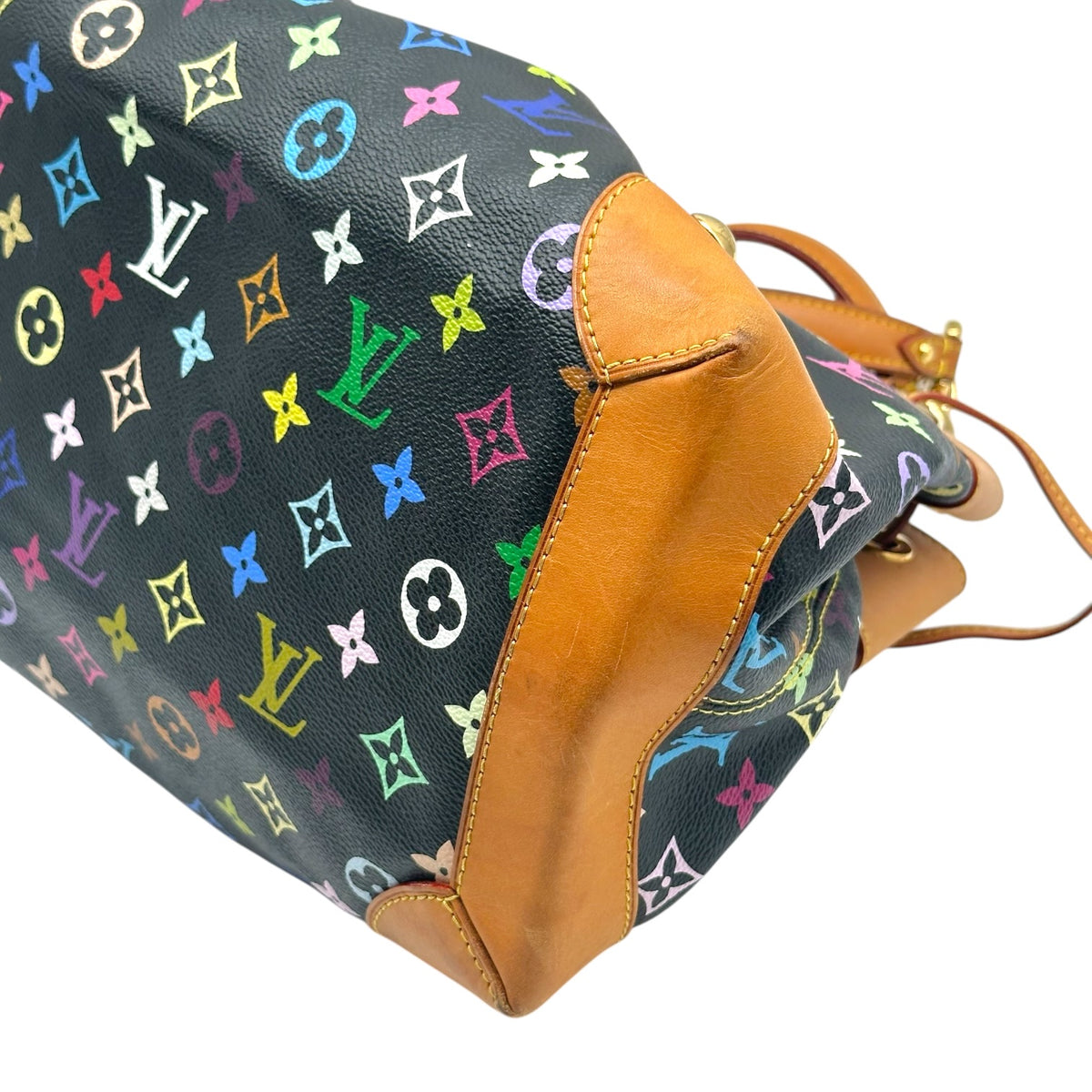 Louis Vuitton Black Multicolor Murakami Tote Bag