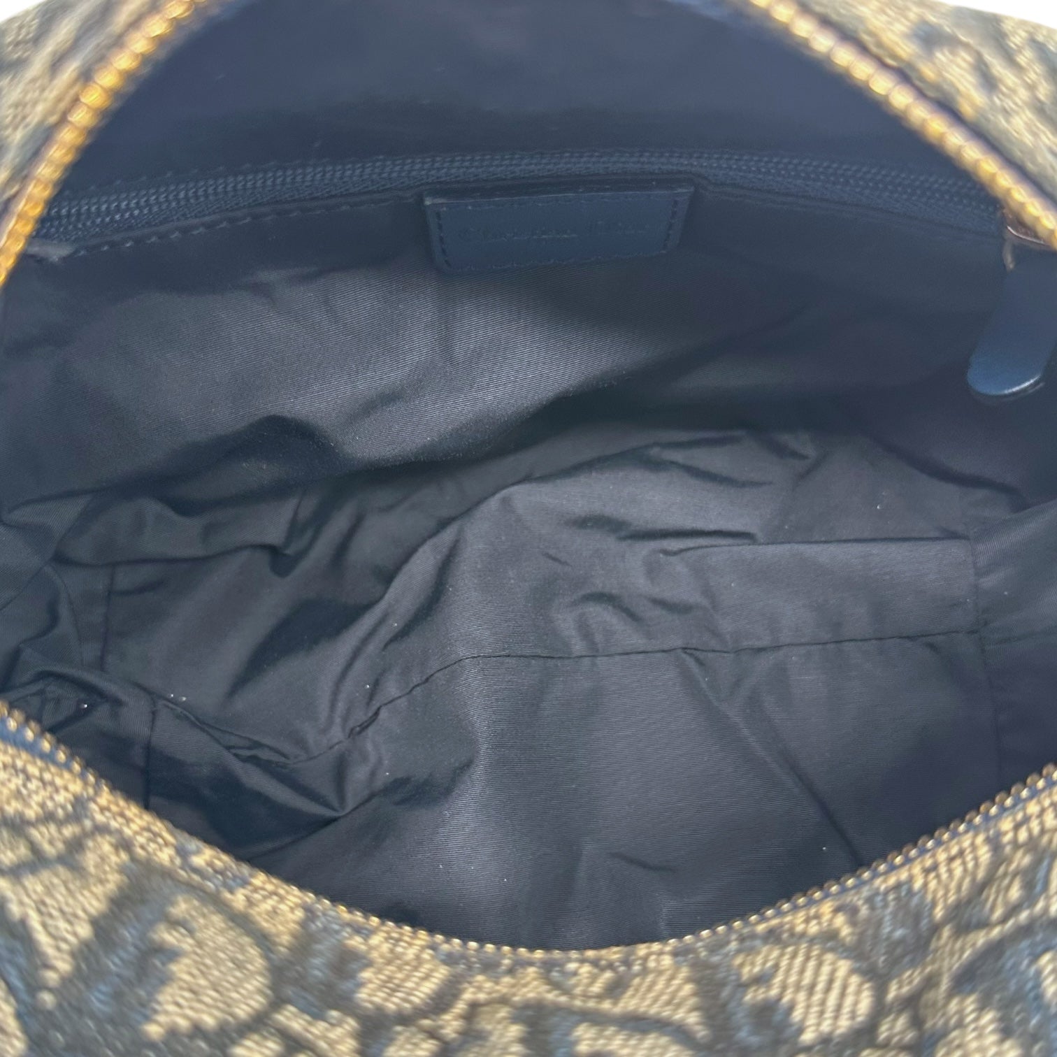 Christian Dior Navy Blue Trotter Monogram Pochette Bag - Outfit Repeater