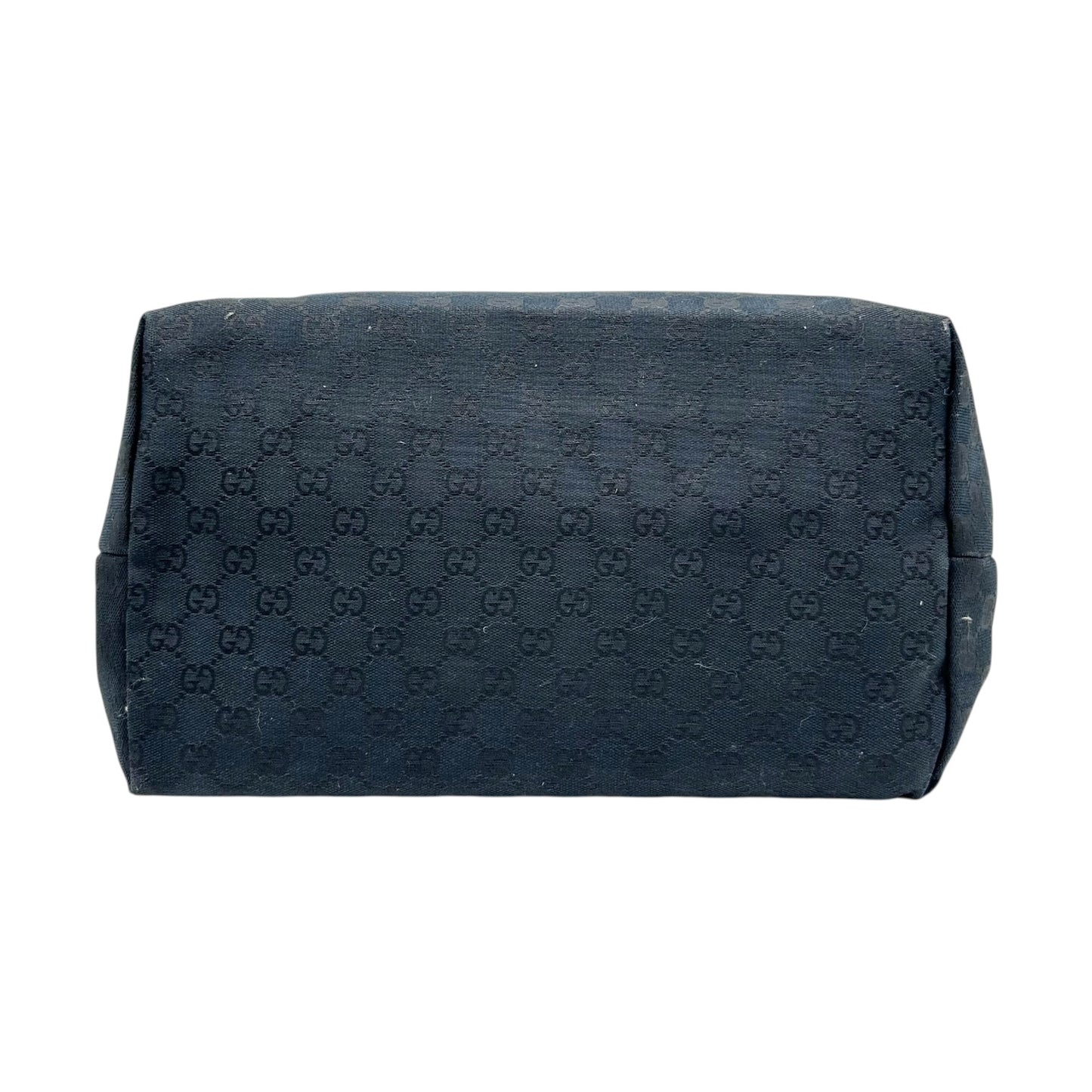 Gucci Black Monogram Canvas Cinched Side Tote Bag