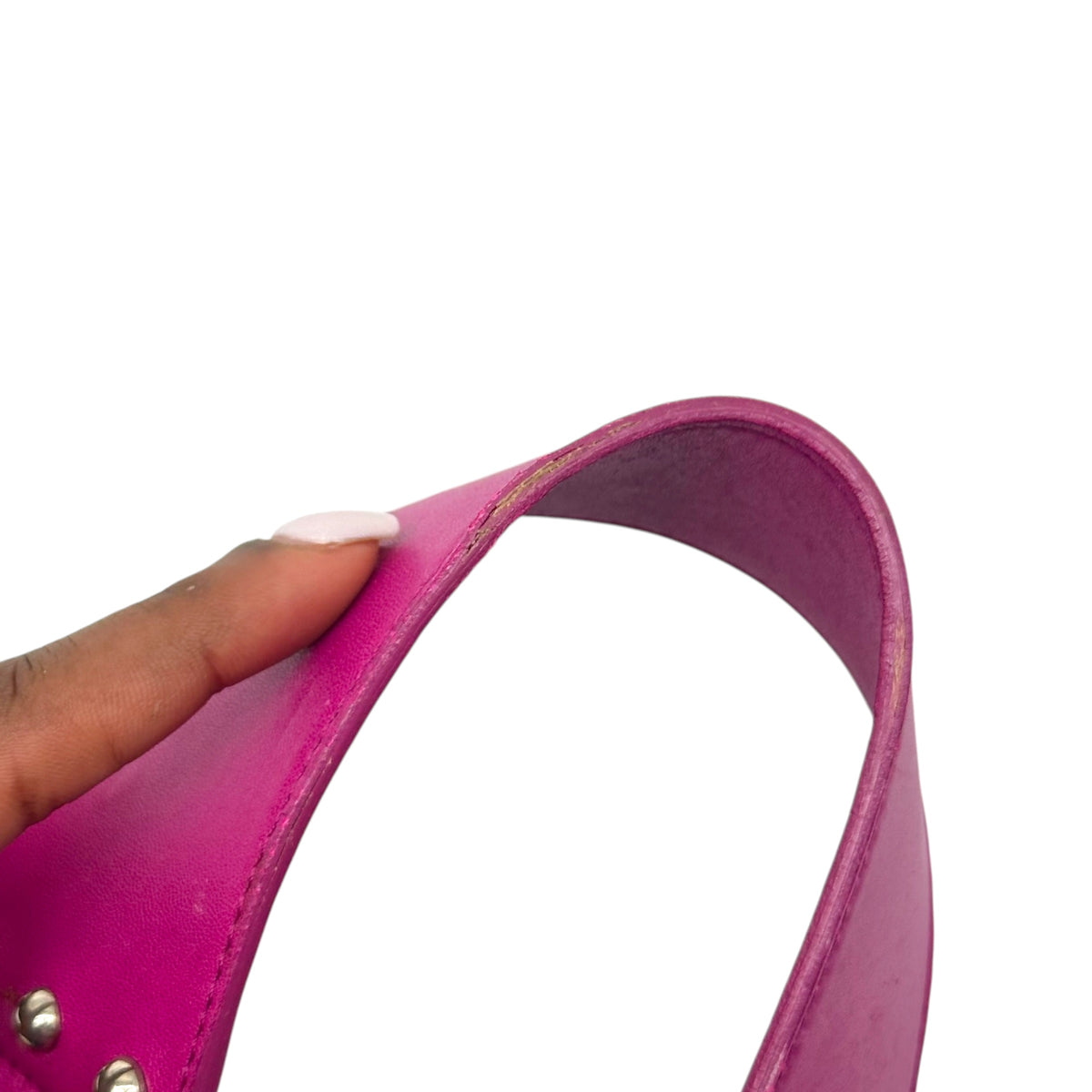 Dolce & Gabbana Pink Suede Multi-Layer Hobo Bag