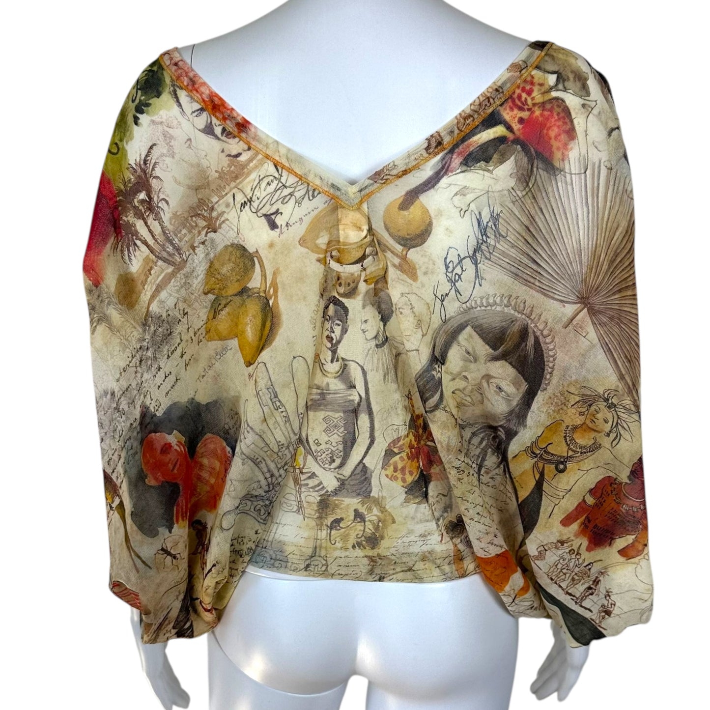 Jean Paul Gaultier Soleil Script & Illustration Balloon Tank