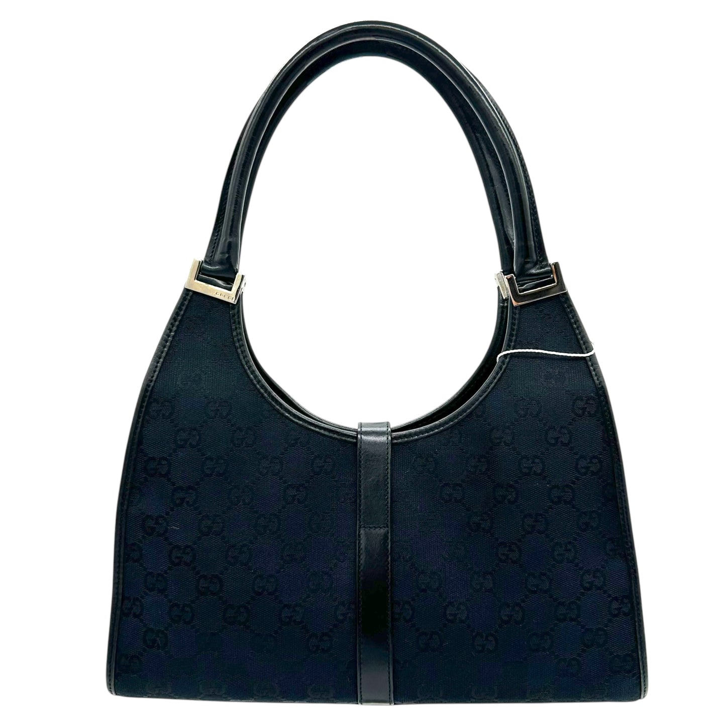 Gucci Black Monogram Canvas Jackie Bag - Outfit Repeater