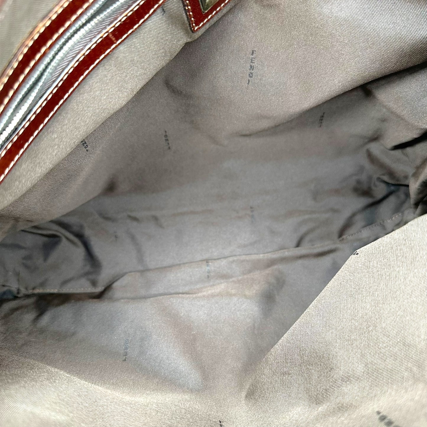 Fendi Chocolate Brown Suede Tote Bag