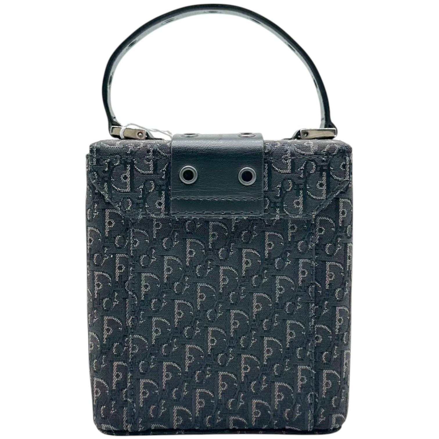 Christian Dior Mini Vanity Bag Black Trotter Monogram