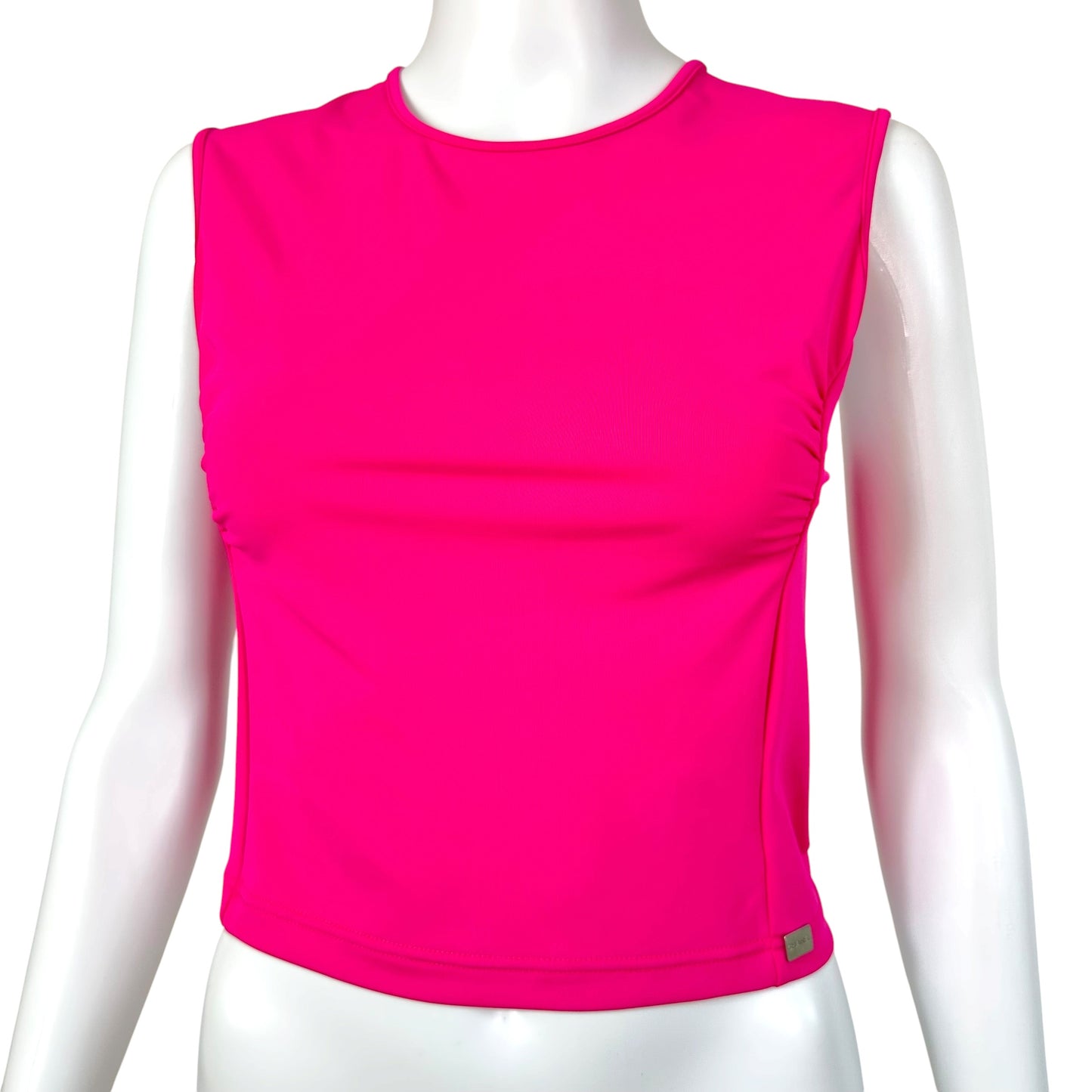 Chanel 2000 Hot Pink Cropped Sleeveless Tank
