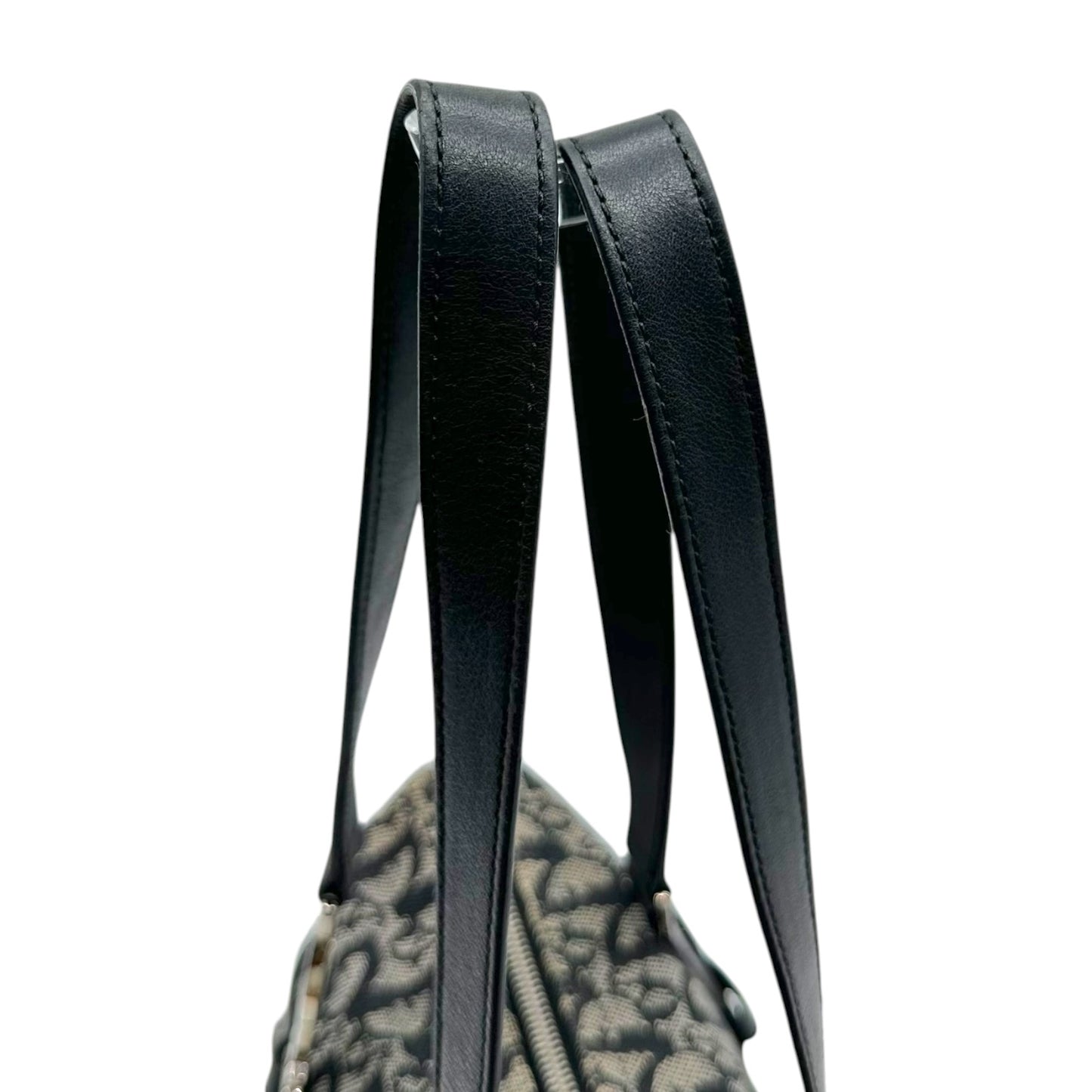 Christian Dior Black Trotter Monogram Shoulder Bag