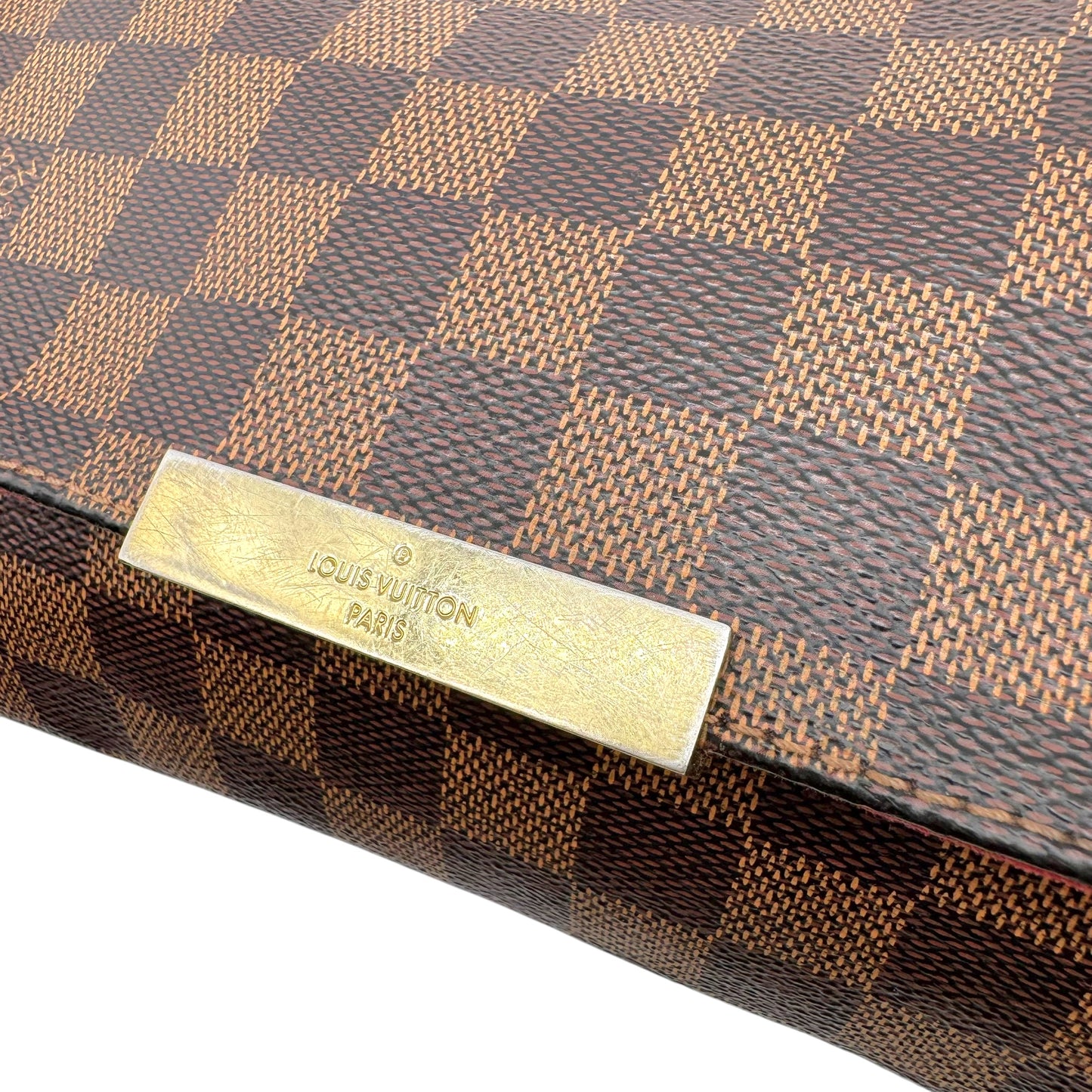 Louis Vuitton Damier Ebene Favorite MM Chain Strap Shoulder Bag