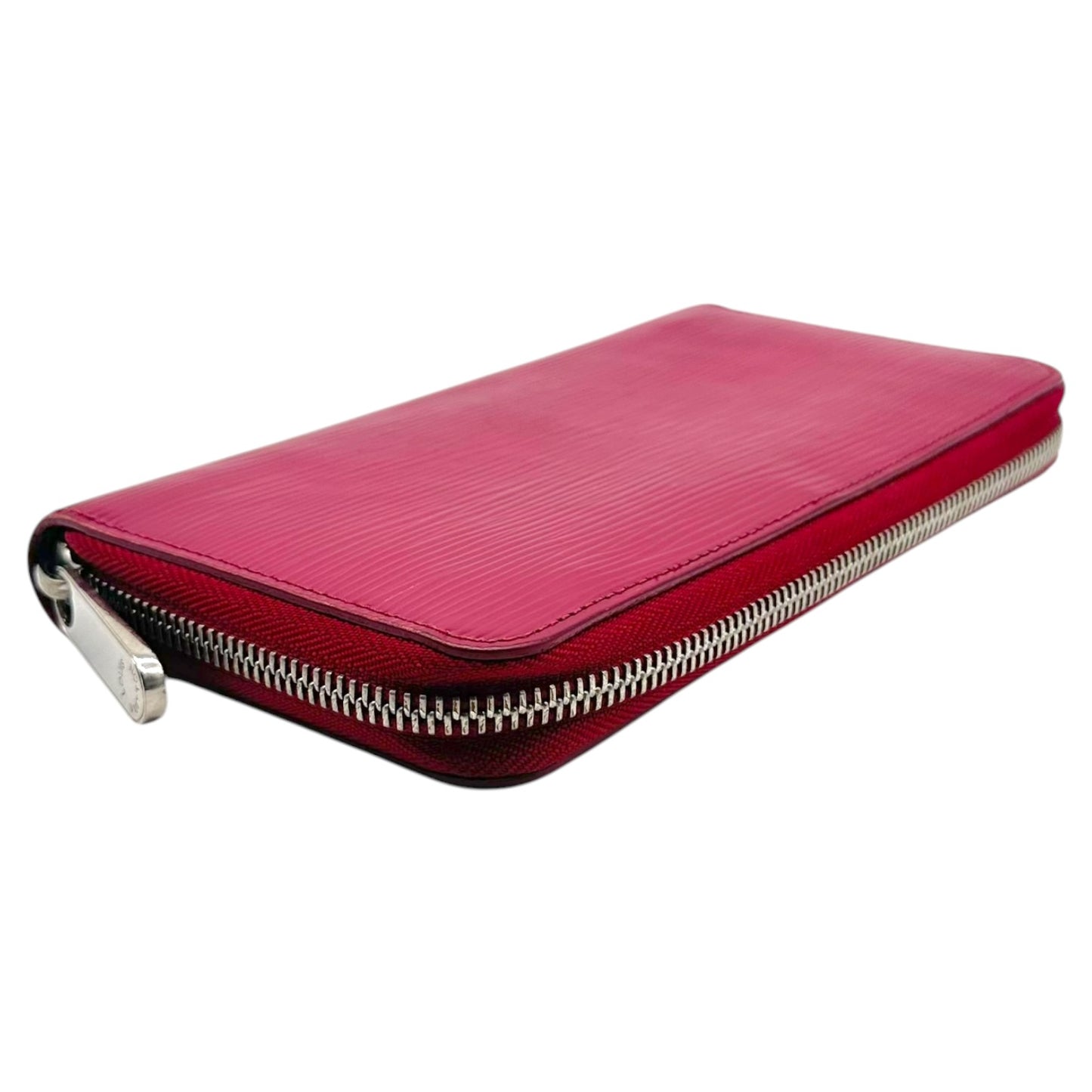 Louis Vuitton Burgundy Epi Zippered Long Wallet