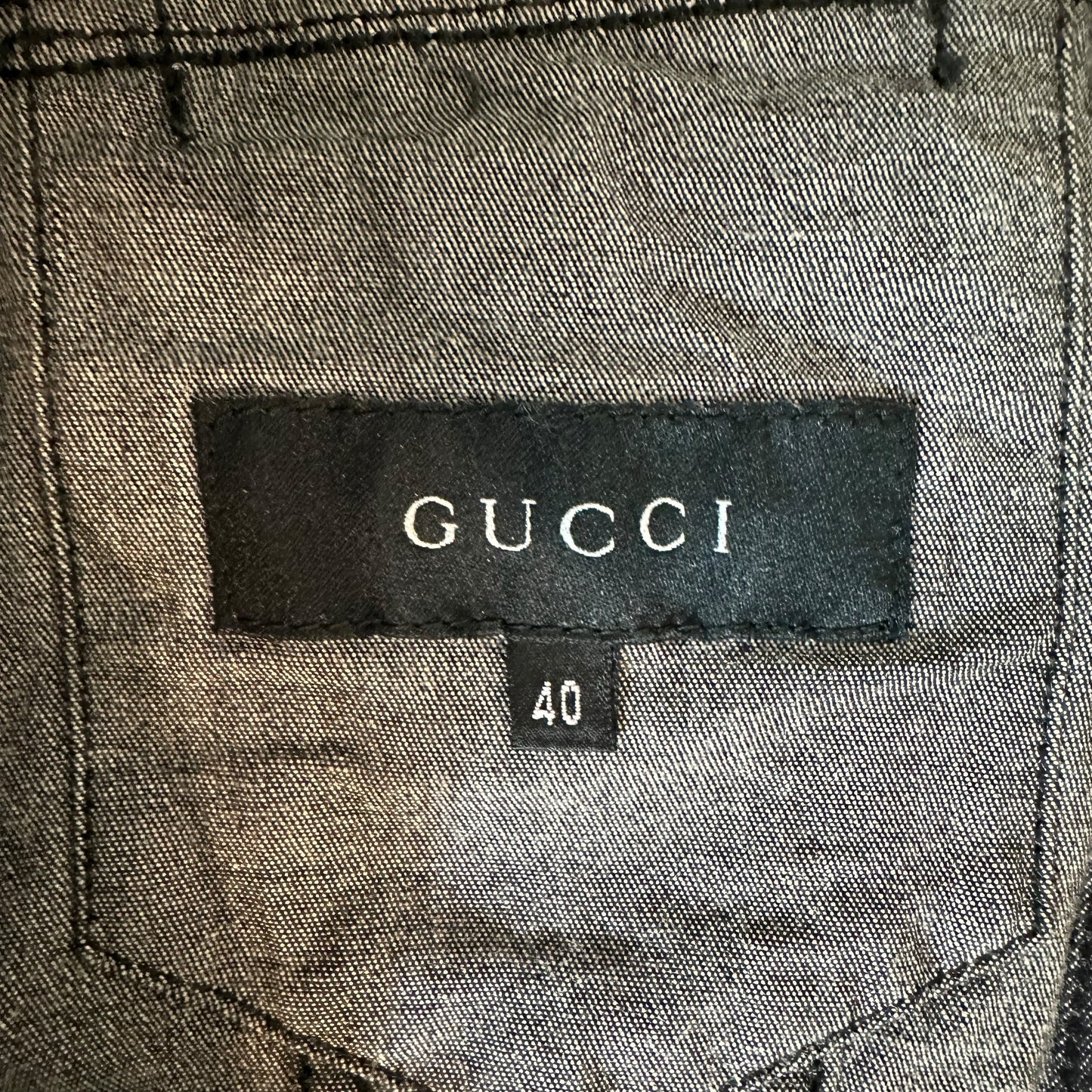 Gucci by Tom Ford F/W 2001 Dark Denim Jacket