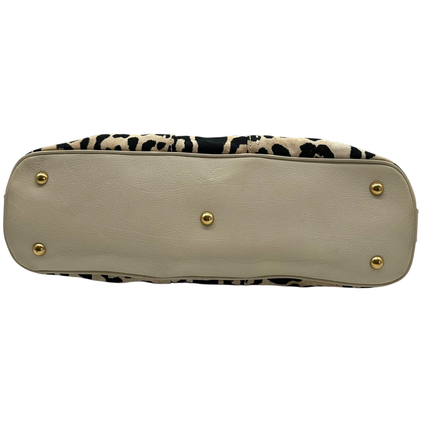 Yves Saint Laurent by Tom Ford Leopard Print Canvas Muse Bag