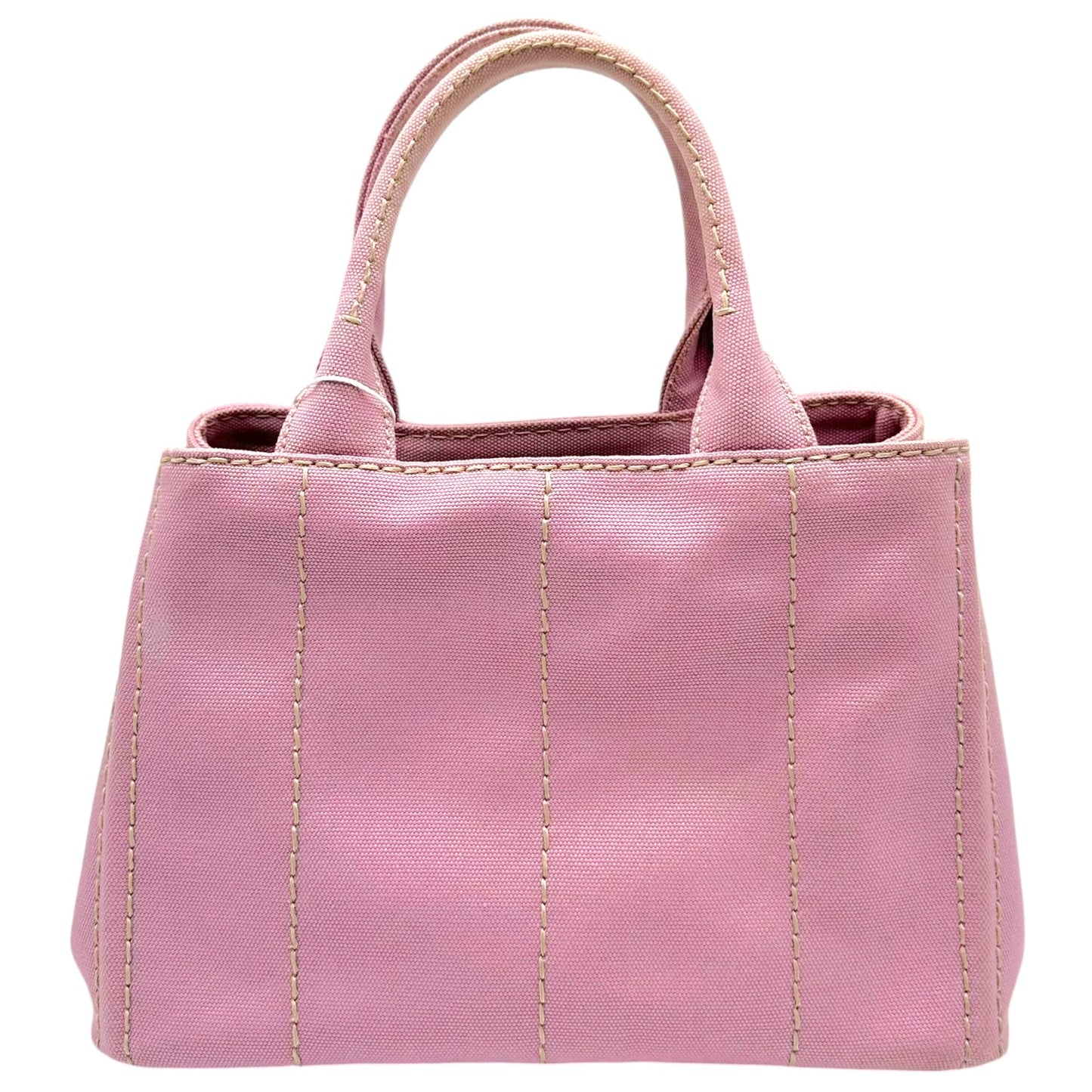Prada Light Pink Mini Canapa Tote Bag