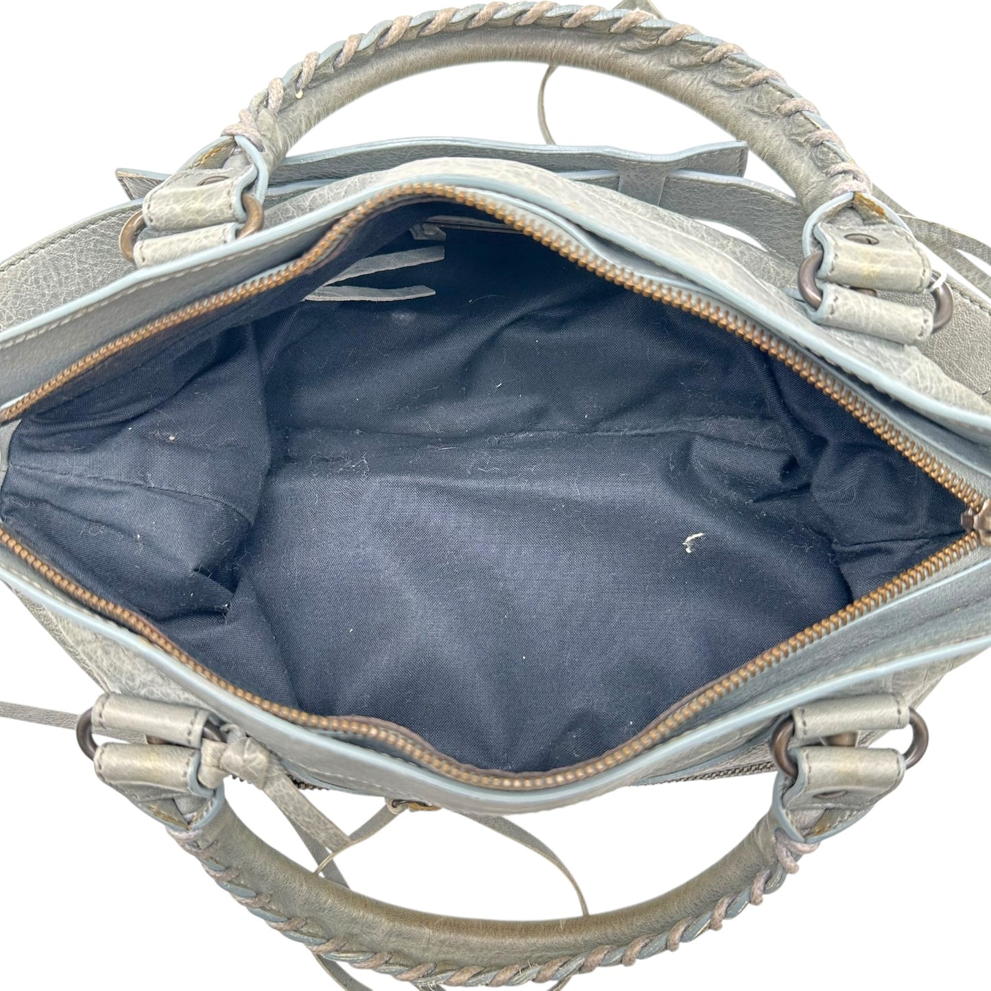 Balenciaga Light Gray / Blue First City Bag - Outfit Repeater