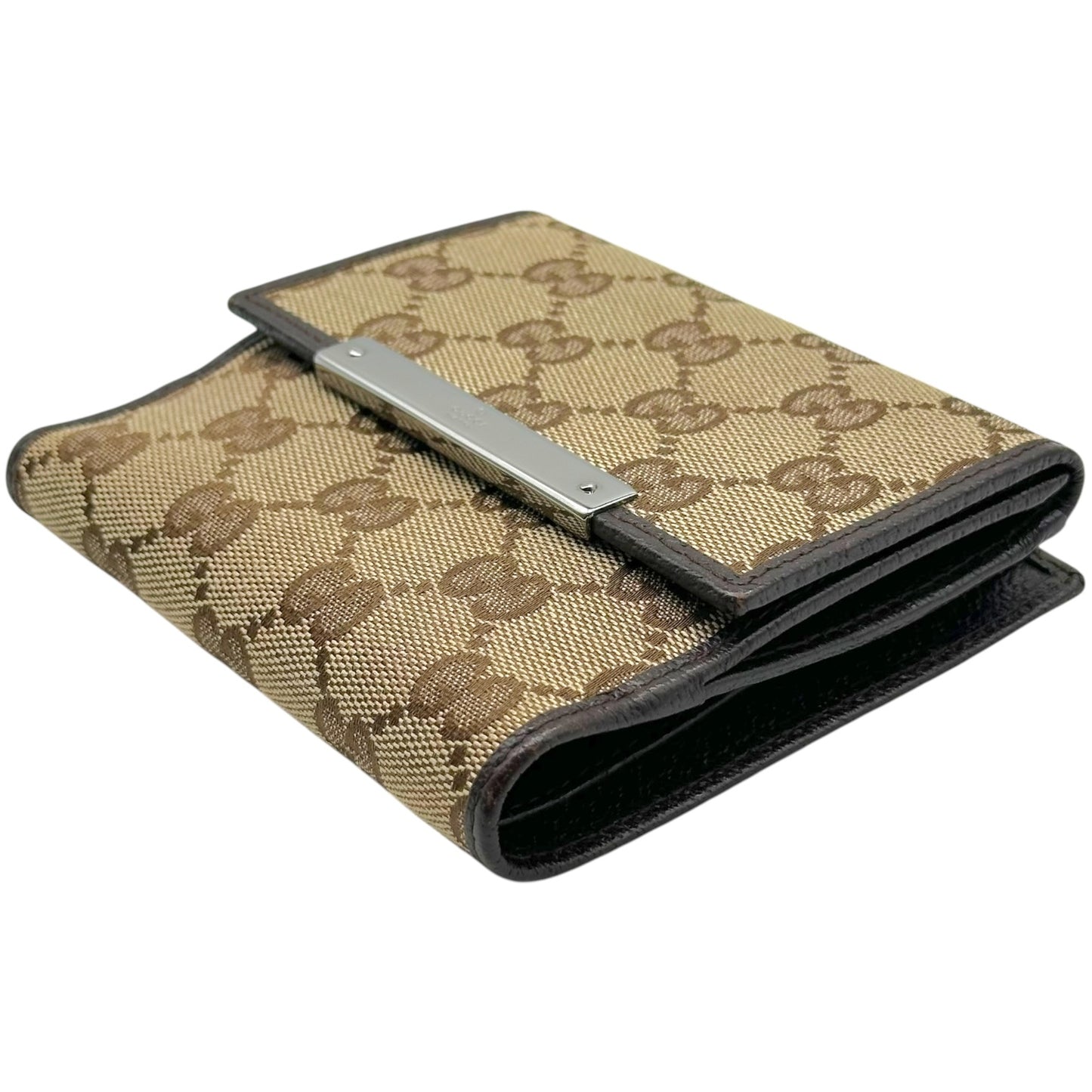 Gucci Bi-Fold Wallet Brown Monogram Canvas