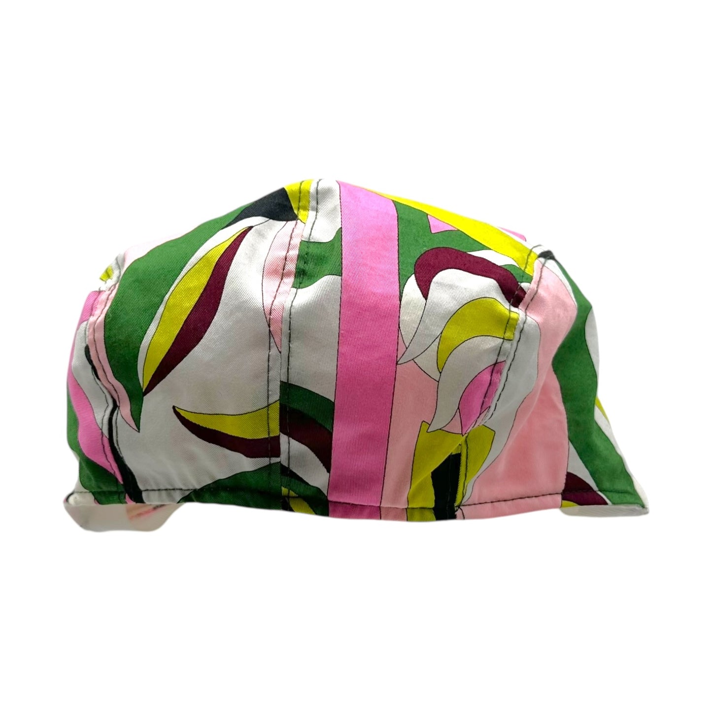 Emilio Pucci Multicolor Printed Newsboy Hat