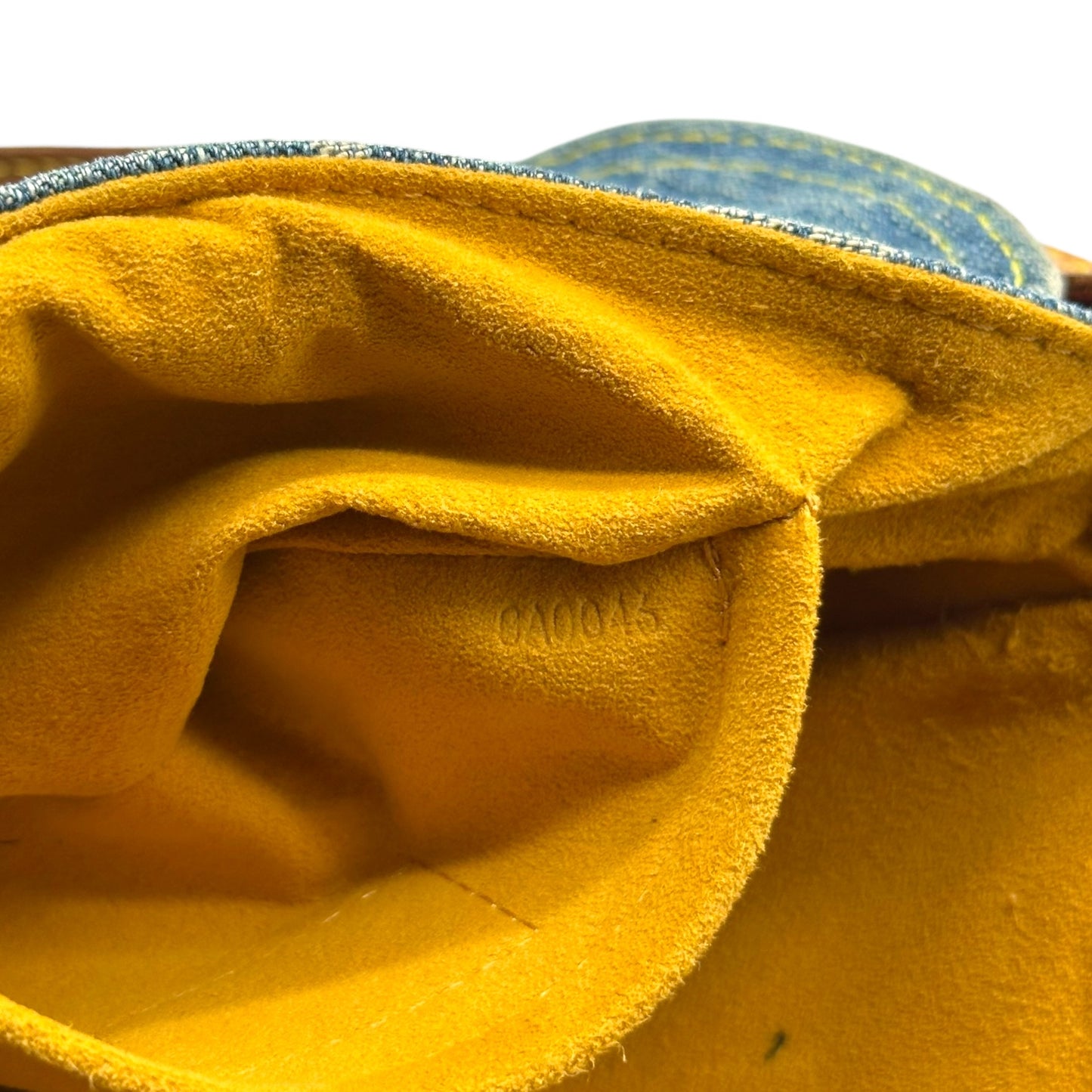 Louis Vuitton Blue Denim Mini Pleaty Shoulder Bag