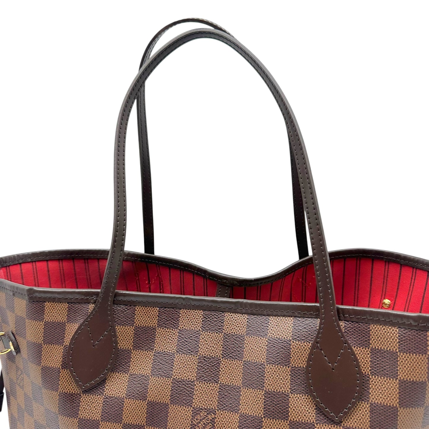 Louis Vuitton Damier Ebene Neverfull Tote Bag
