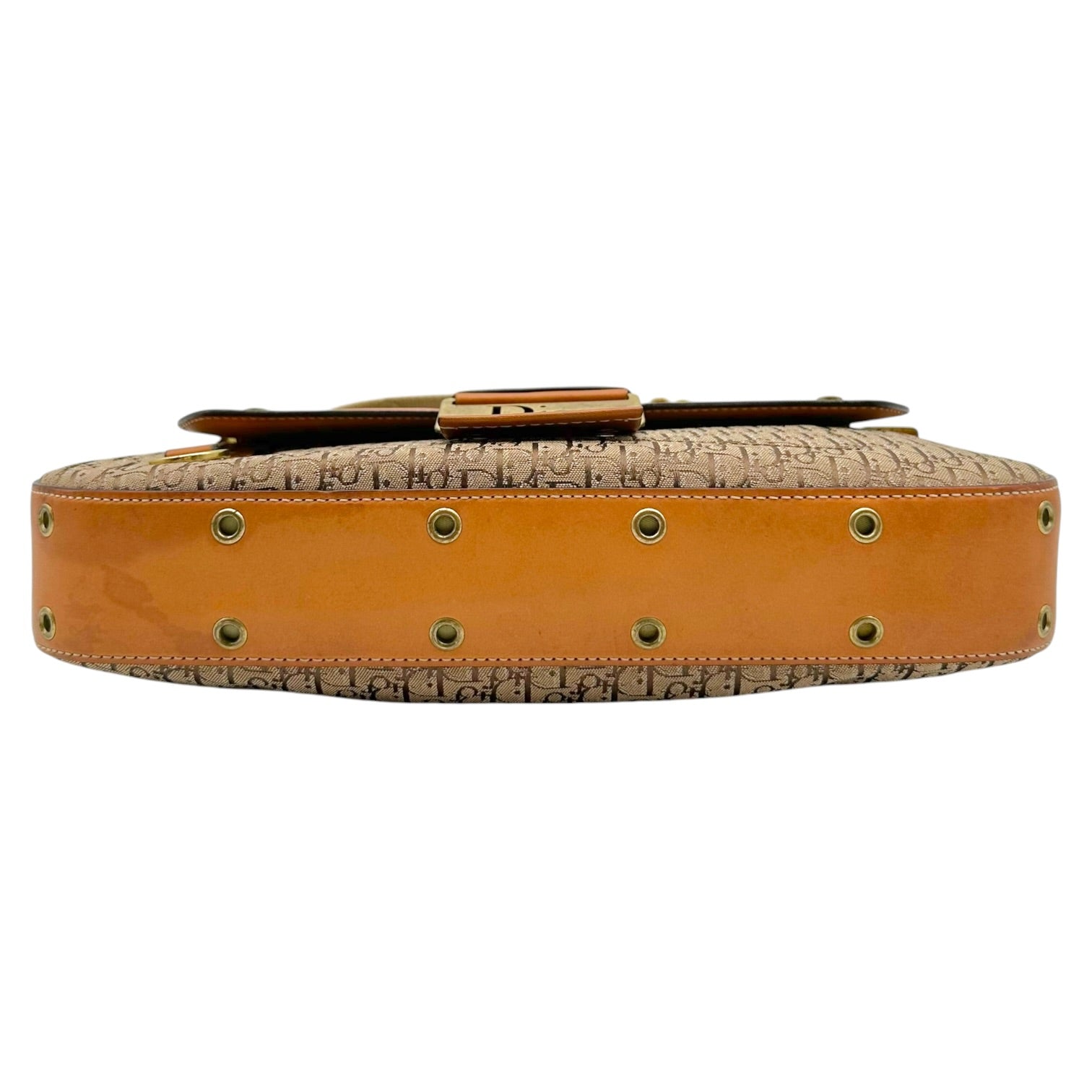 Christian Dior Trotter Monogram Tan Columbus Bag