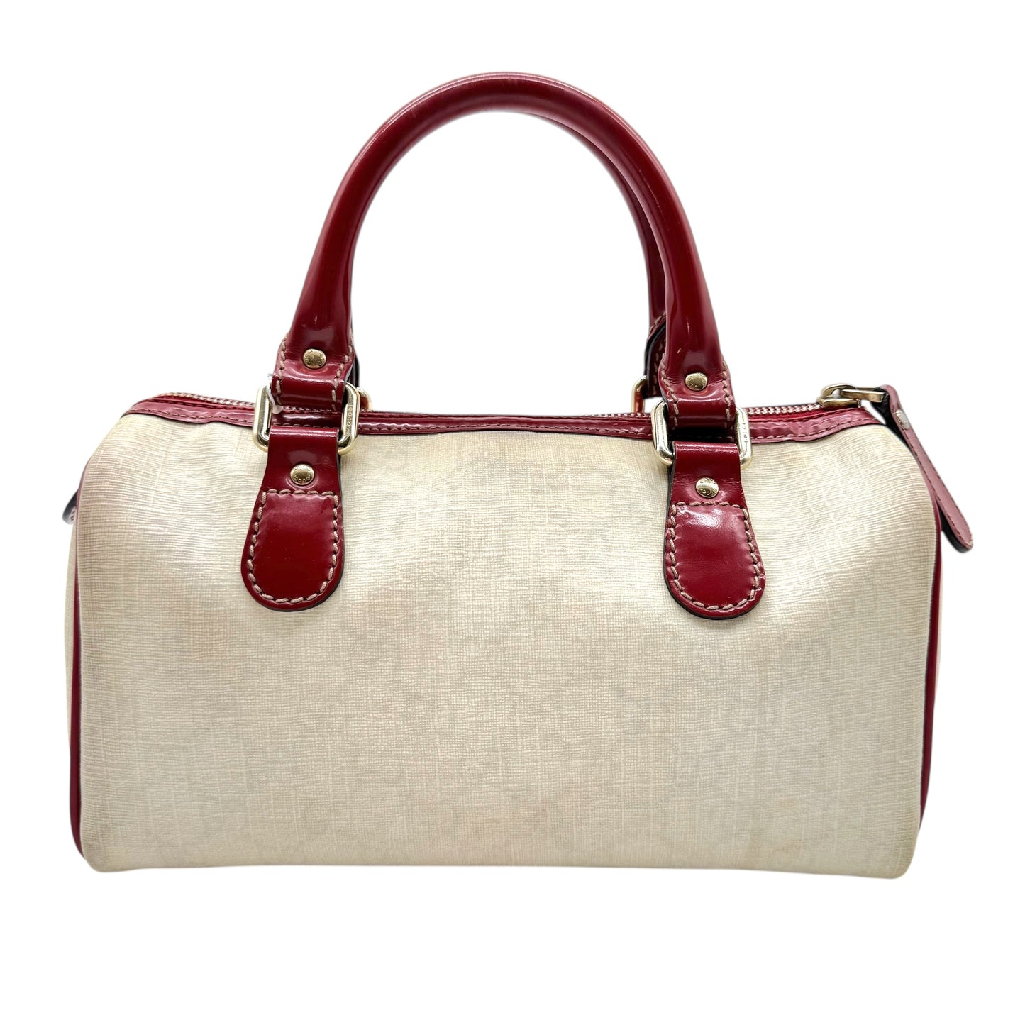 Gucci x UNICEF Red & White Tattoo Heart Mini Boston Bag - Outfit Repeater