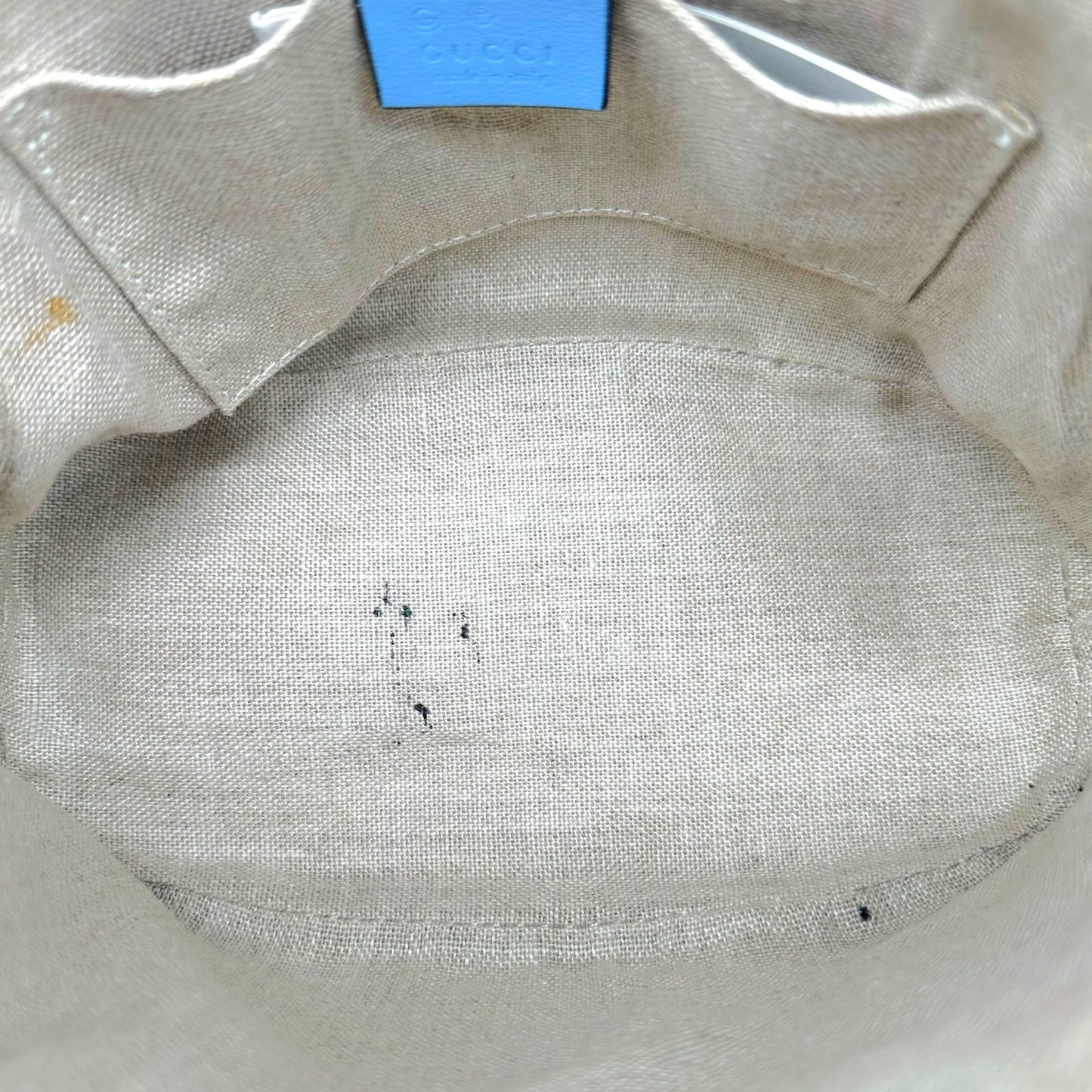 Gucci Light Blue Embossed Guccissima Monogram 2-Way Mini Bag