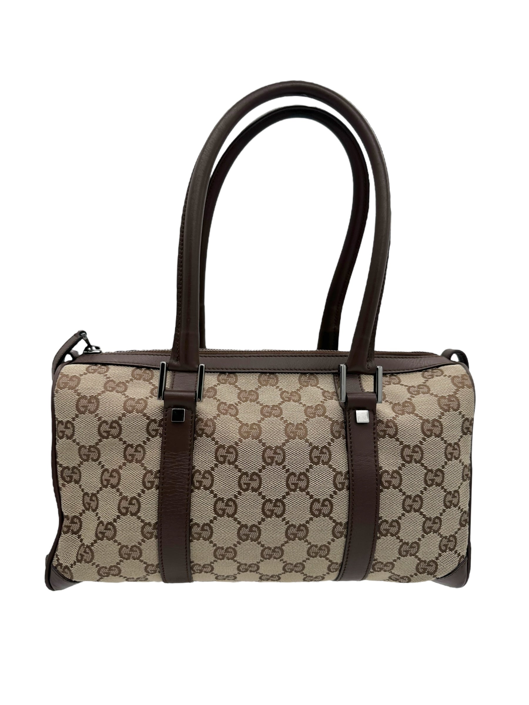 Gucci Tan Monogram Boston Bag - Outfit Repeater