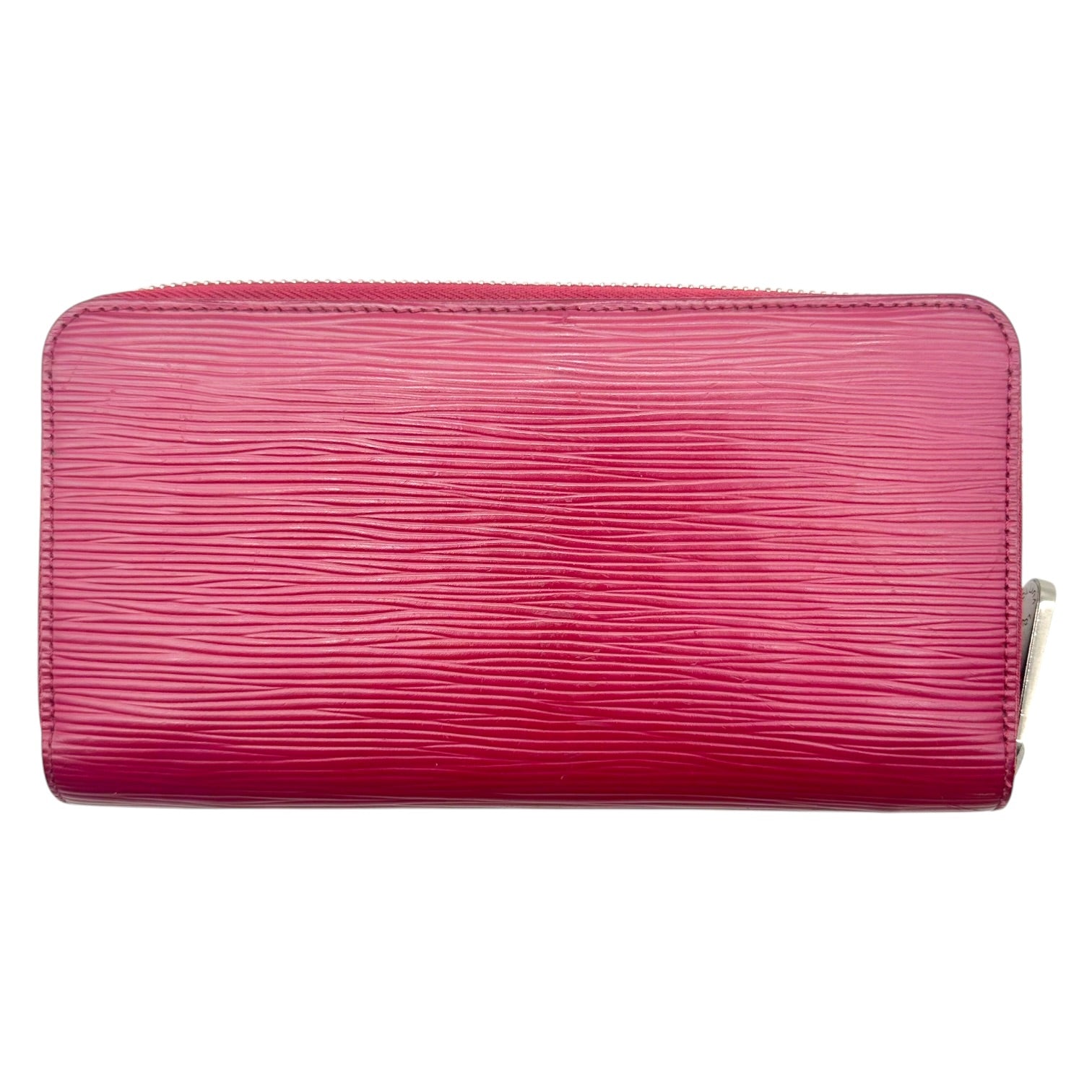 Louis Vuitton Burgundy Epi Zippered Long Wallet