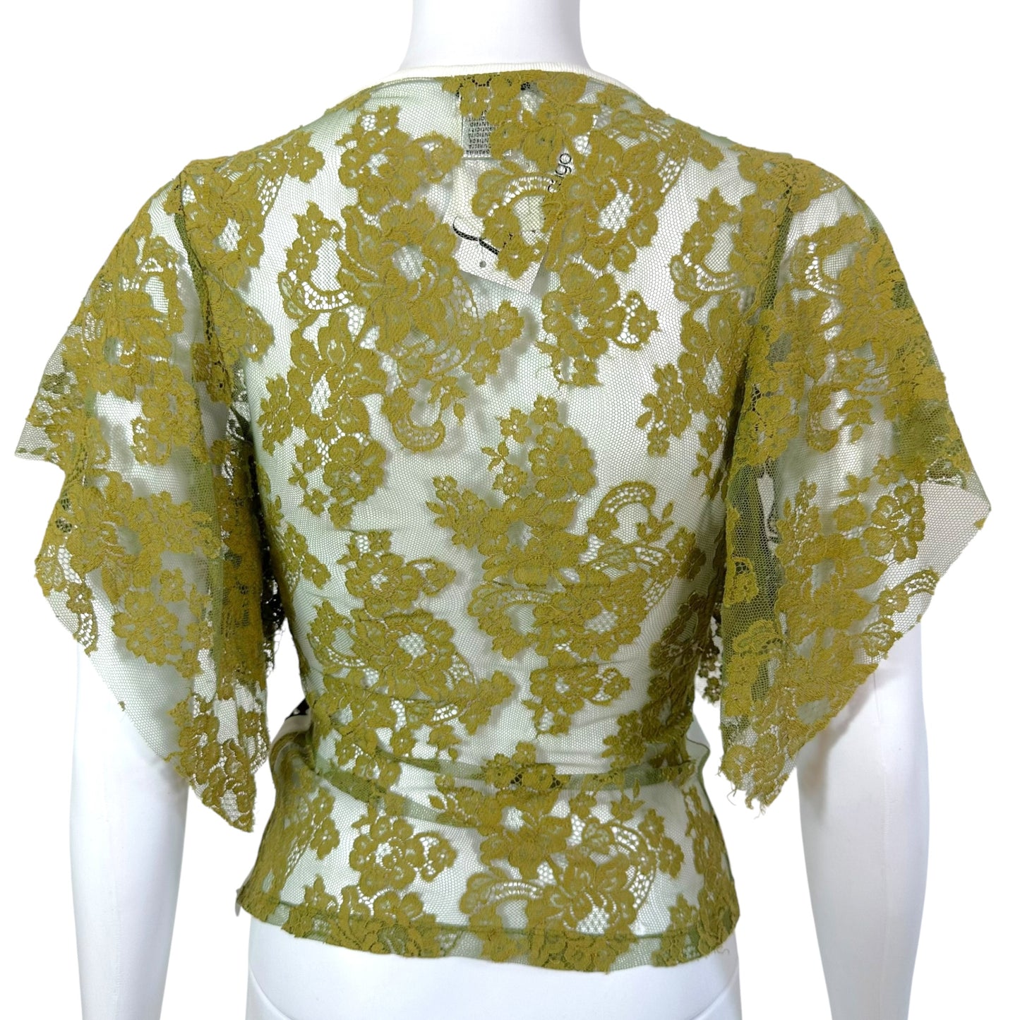 D&G Dolce & Gabbana Explicit Magazine Lace Back T-Shirt