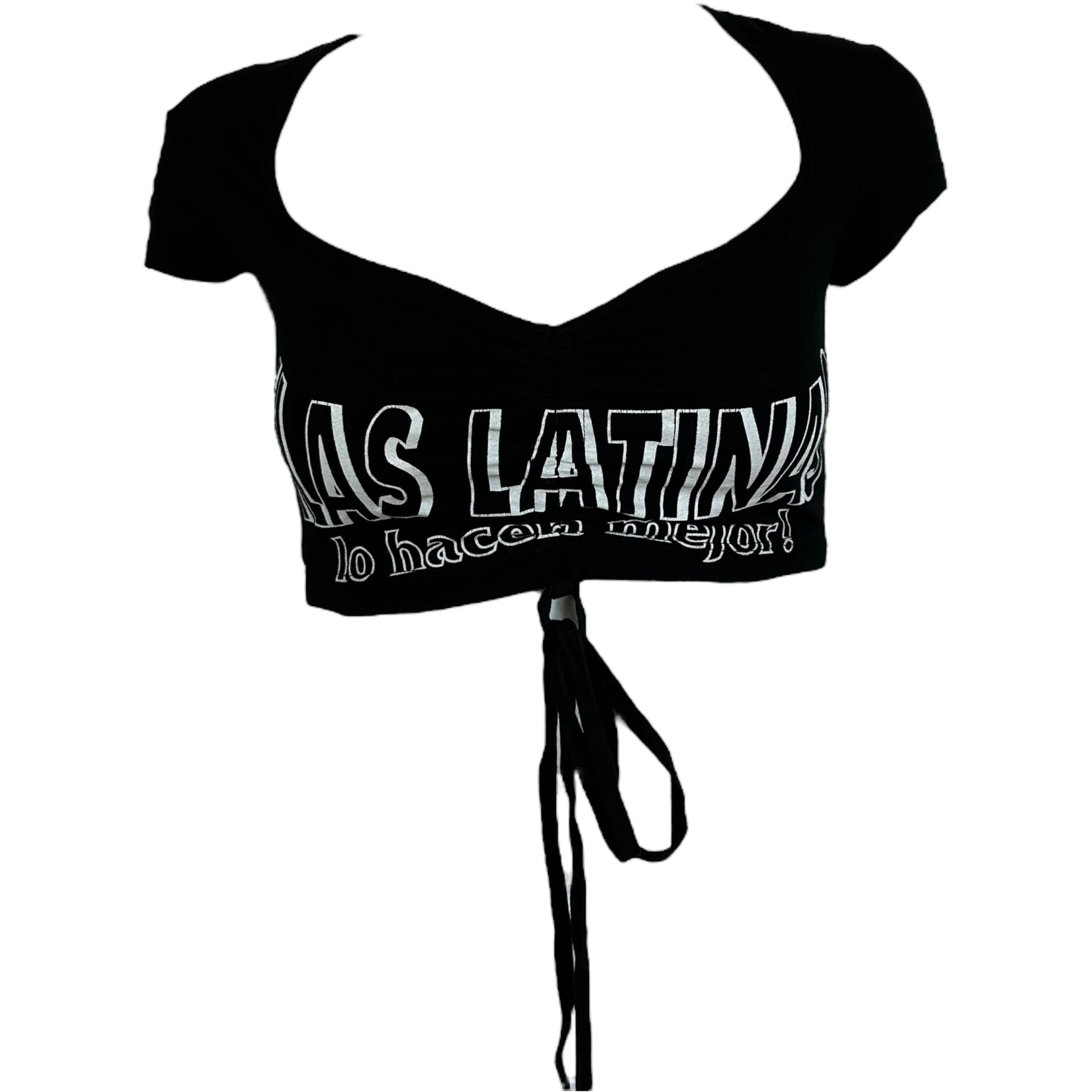 D&G Dolce & Gabbana Las Latinas Graphic Crop Top NEW - Outfit Repeater