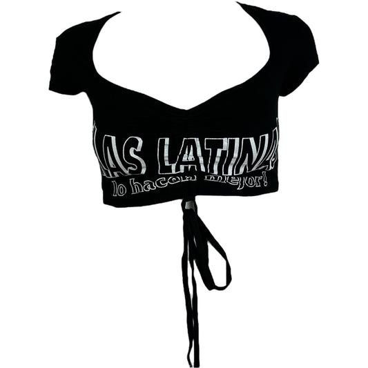 D&G Dolce & Gabbana Las Latinas Graphic Crop Top NEW - Outfit Repeater