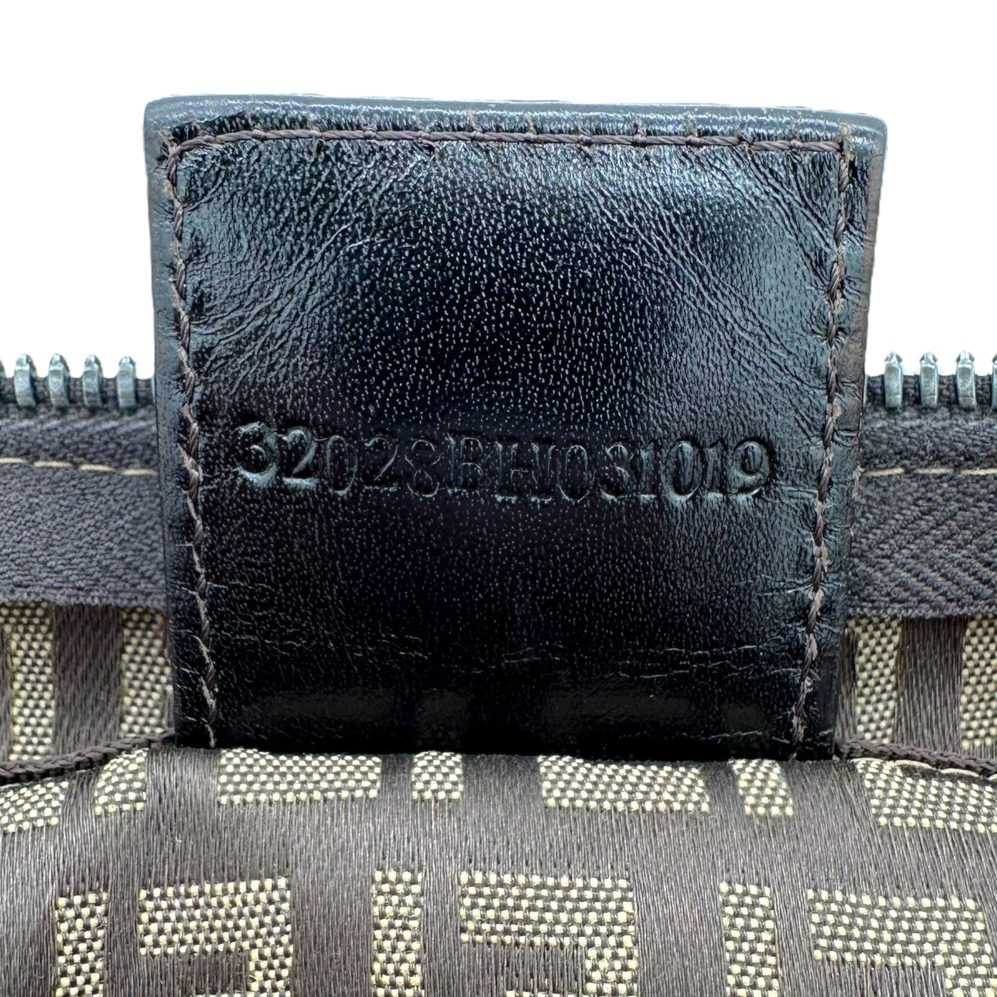 Fendi Tan Zucca Monogram Zippered Tote Bag - Outfit Repeater