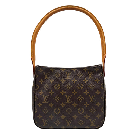Louis Vuitton Shoulder Bag Classic Monogram Brown Leather