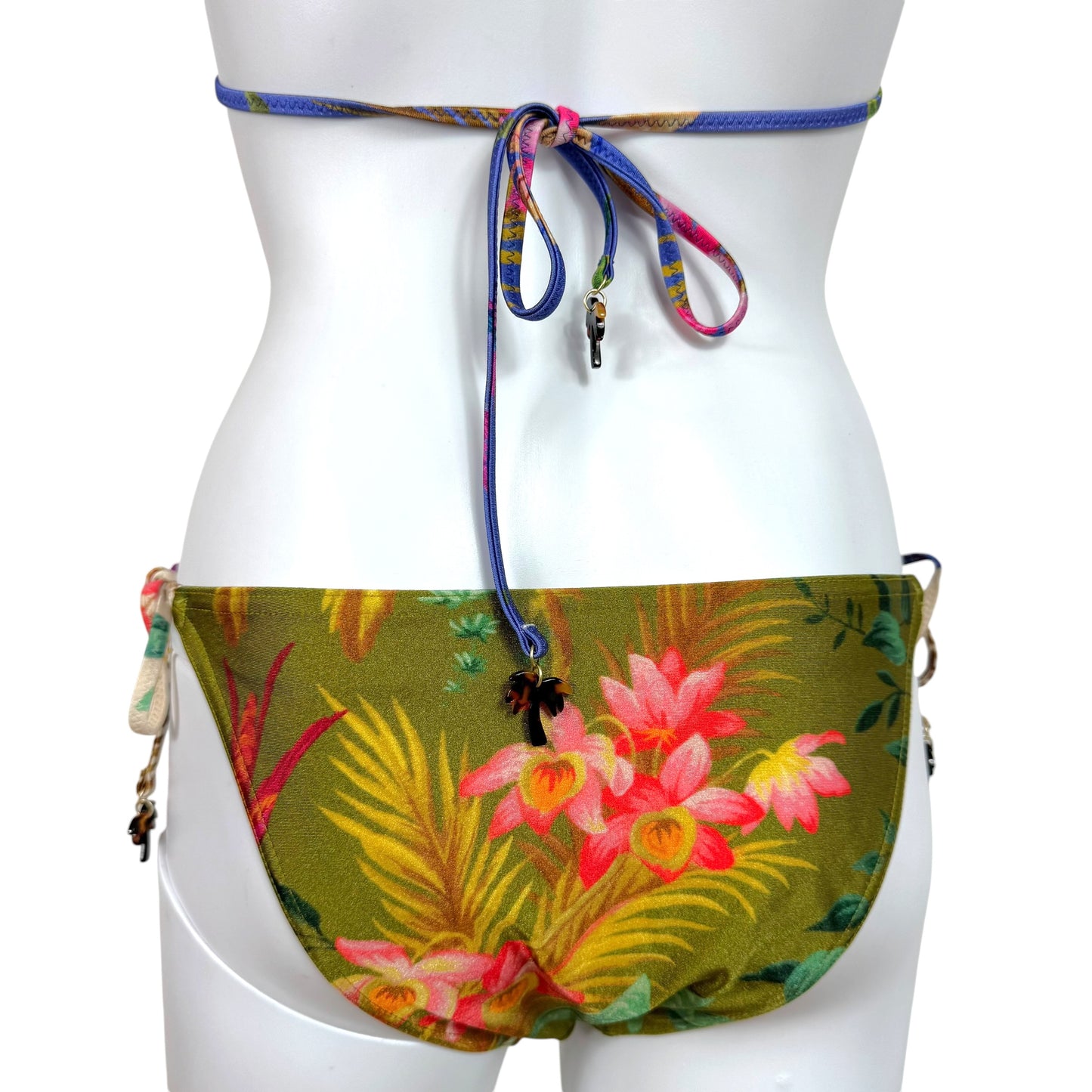 Zimmermann Multicolor Floral Print Bikini Set