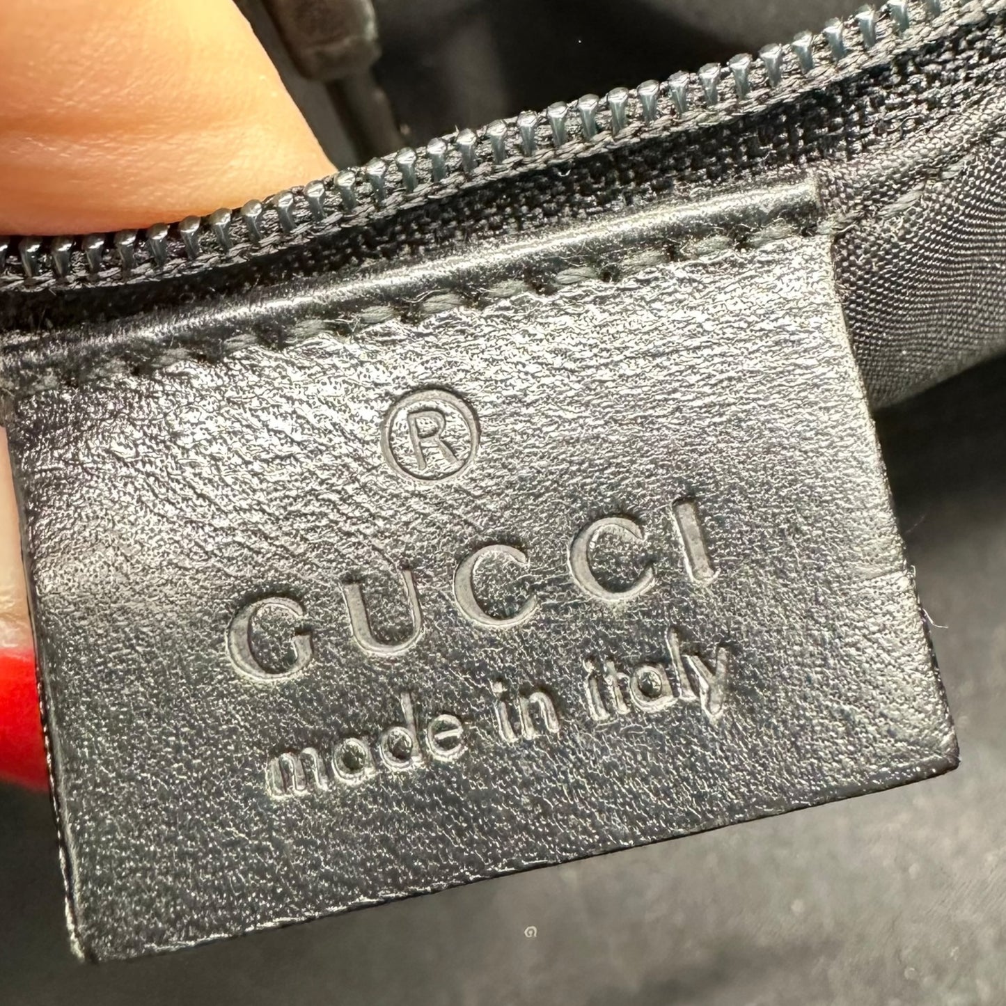Gucci Black Monogram Mini Jackie Bag