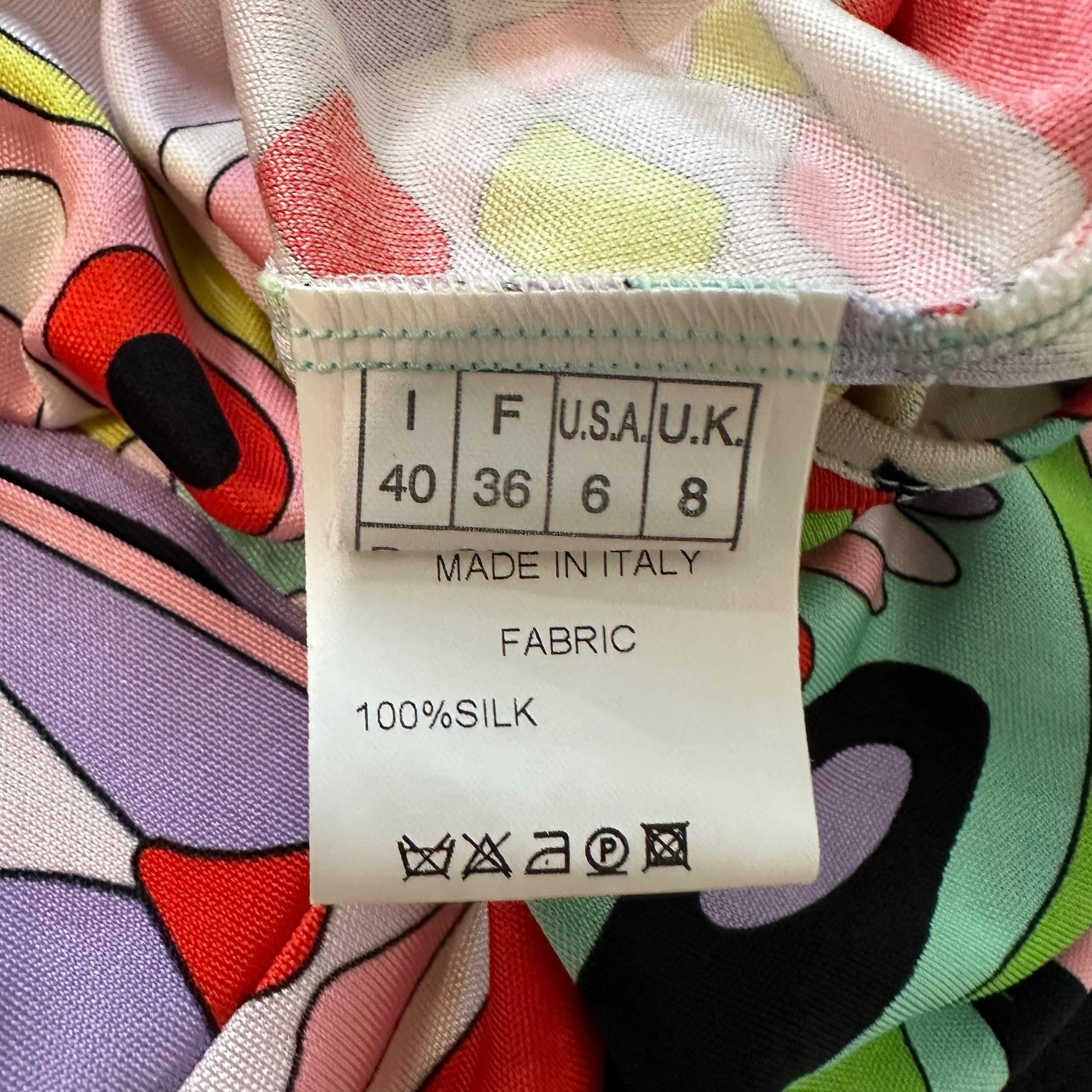 Emilio Pucci Multicolor V-Neck Tank - Outfit Repeater